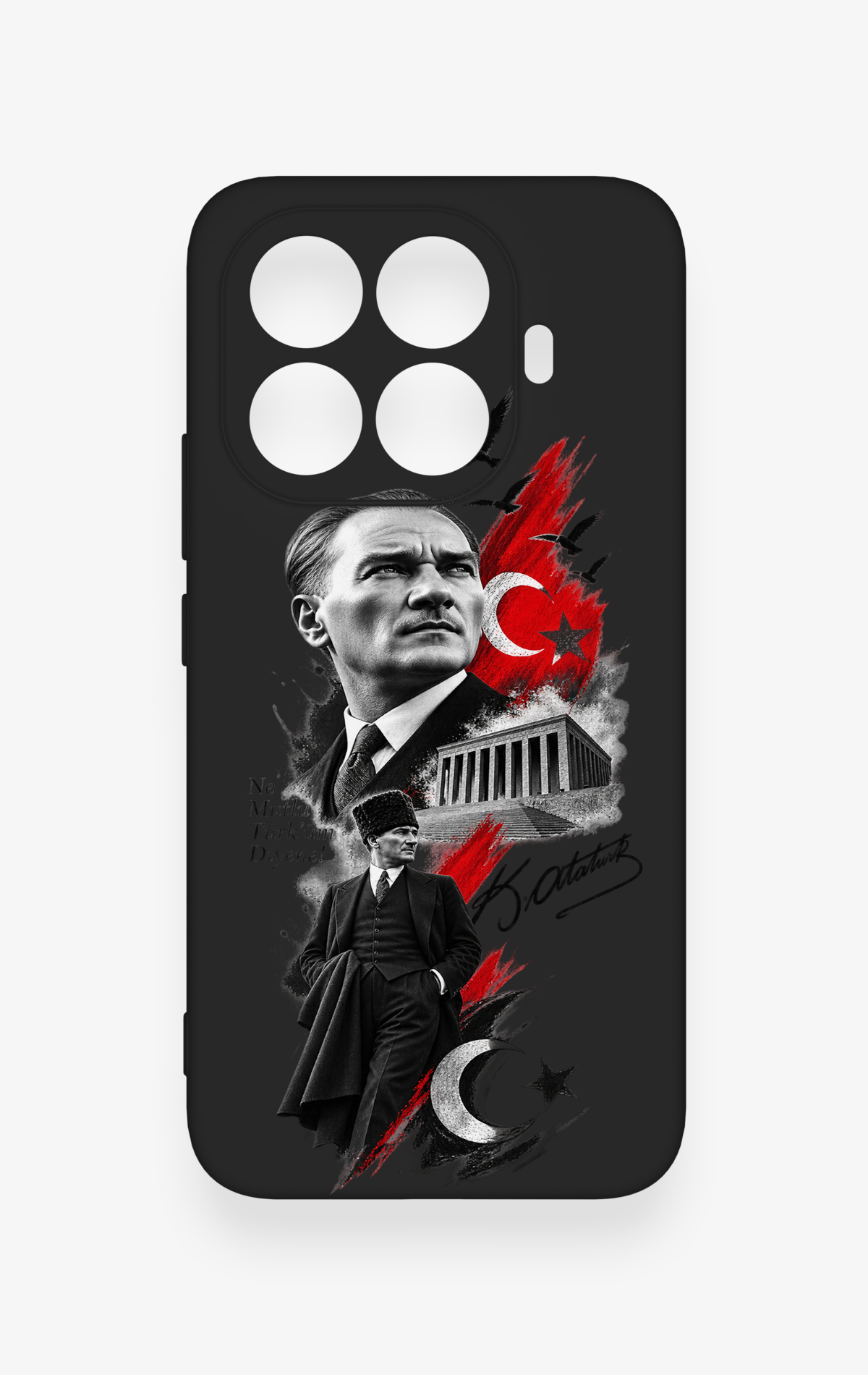 Mi 15T PRO Uyumlu Atatürk Anıtkabir Desenli Silikon Kılıf