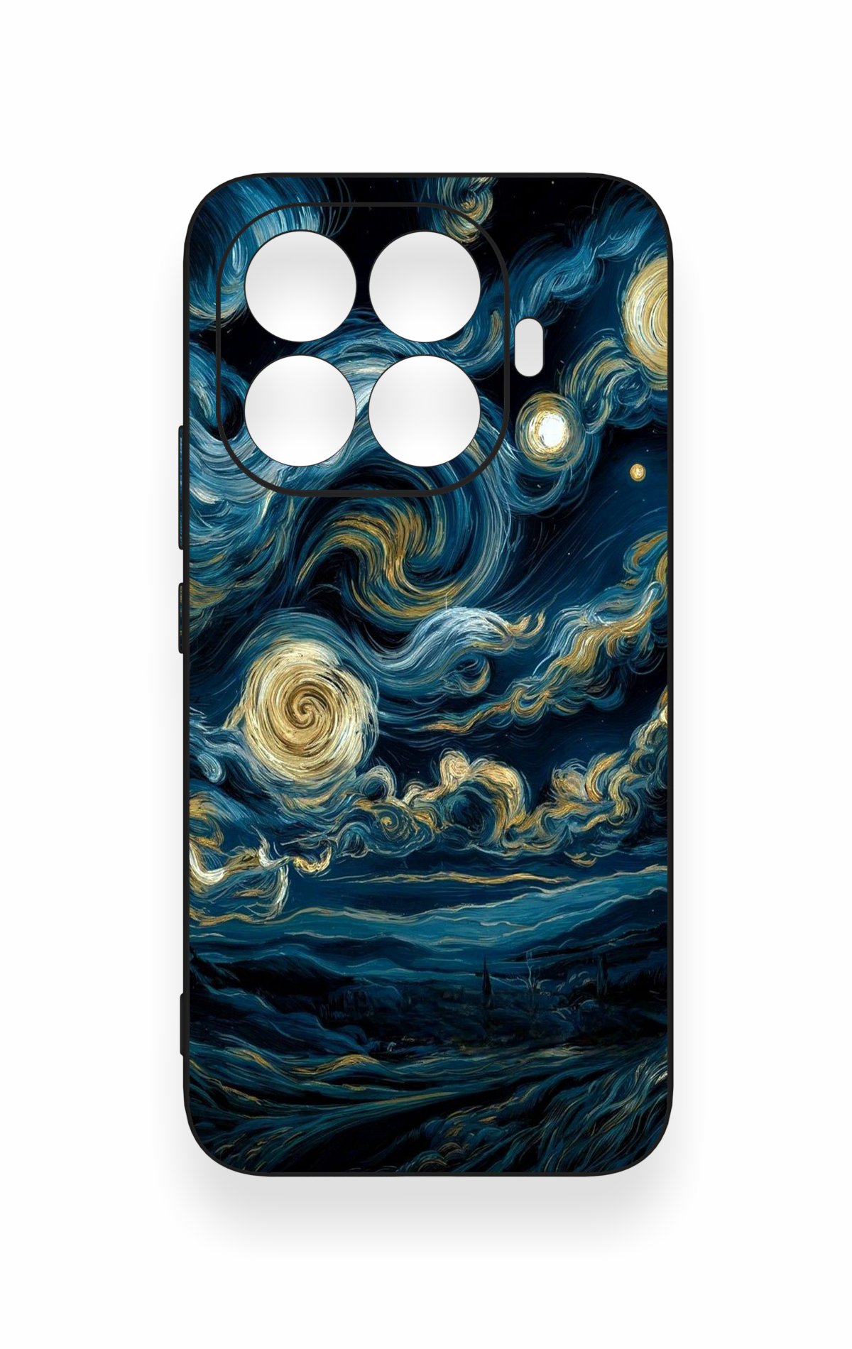 Mi 15T PRO Uyumlu Yıldızlı Gece Desenli Silikon Kılıf
