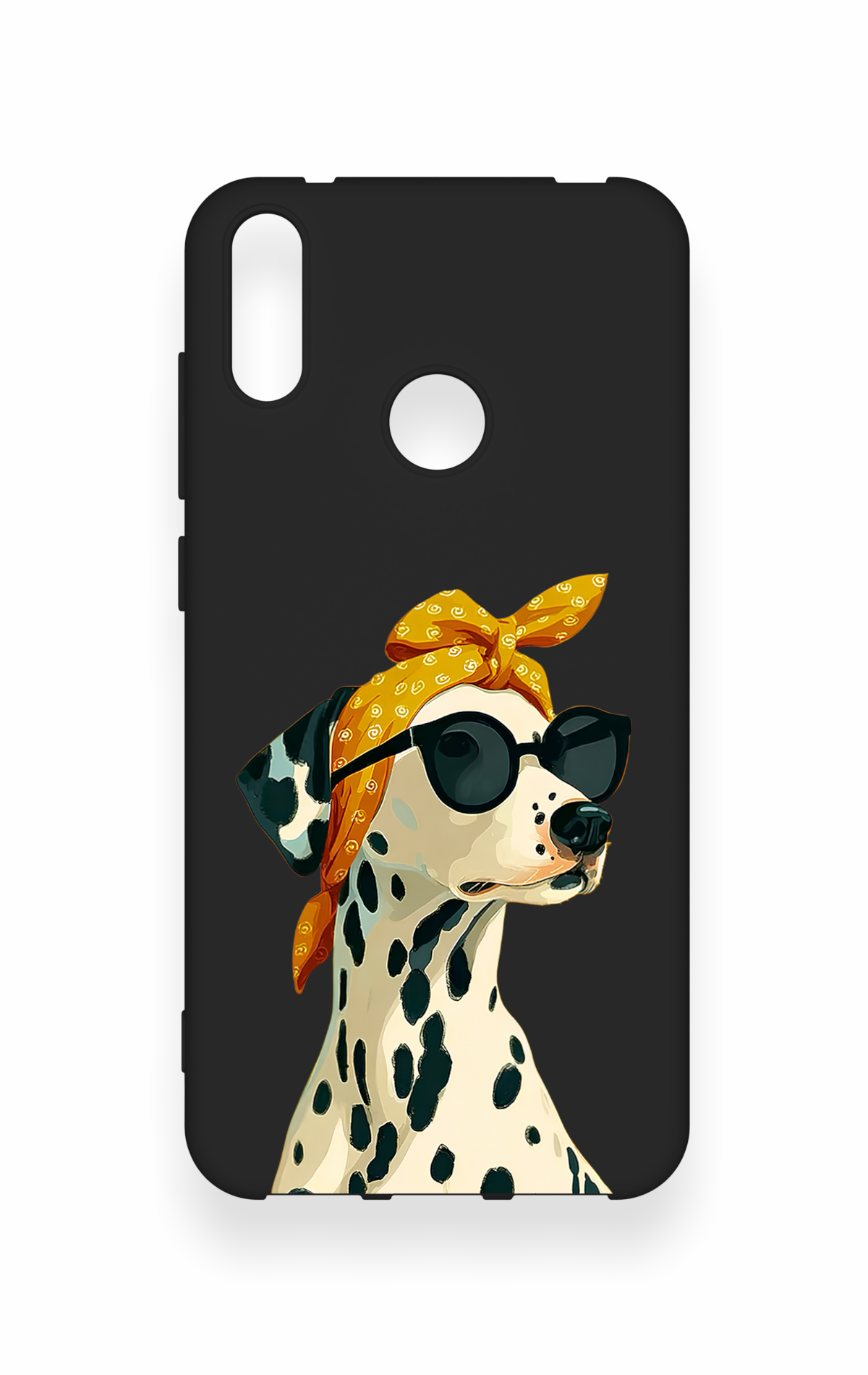 Huawei Y7 2019 Uyumlu Cool Dalmaçyalı Desenli Silikon Kılıf
