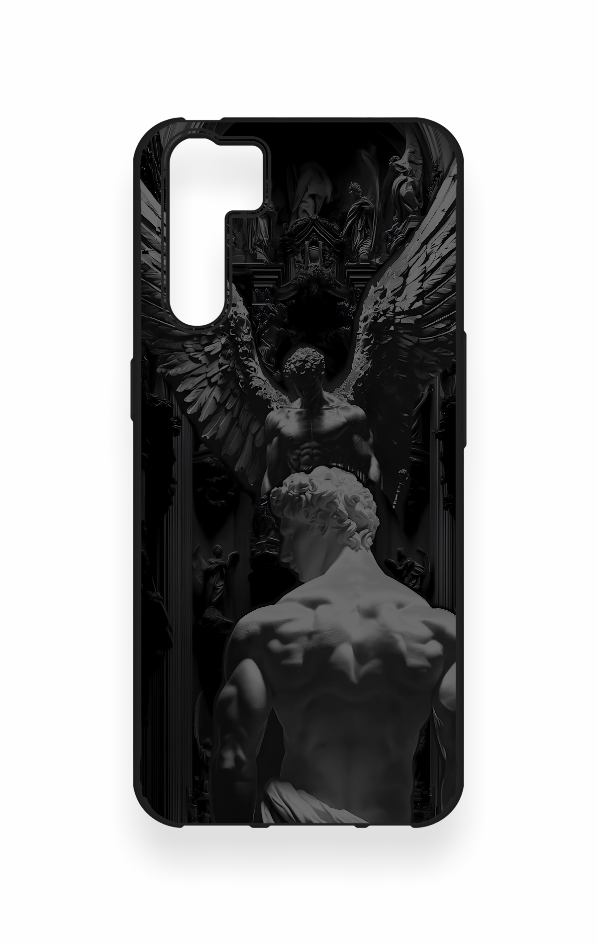Oppo A91 Uyumlu Icarus Desenli Silikon Kılıf