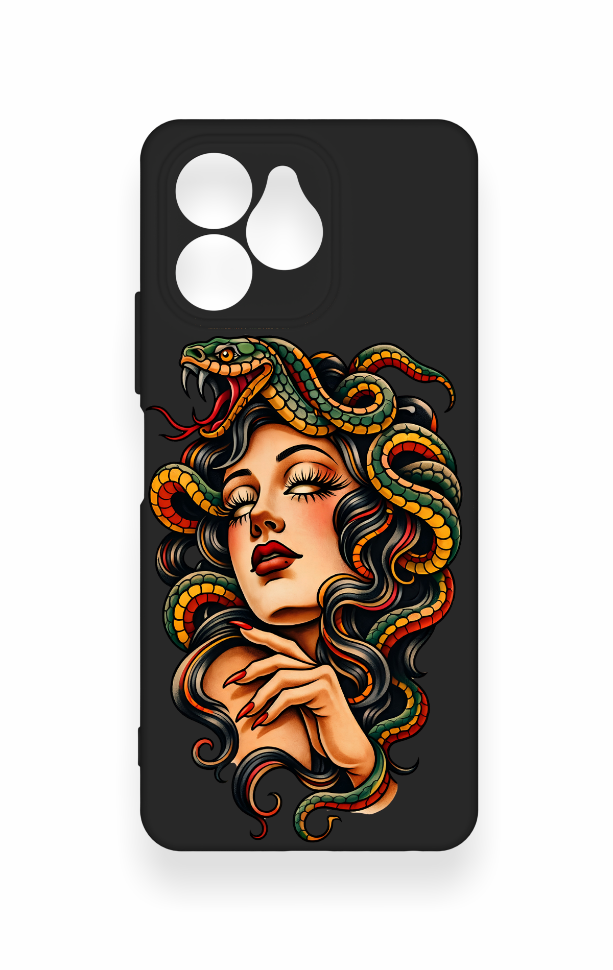 Omix x6 Uyumlu Medusa Desenli Silikon Kılıf