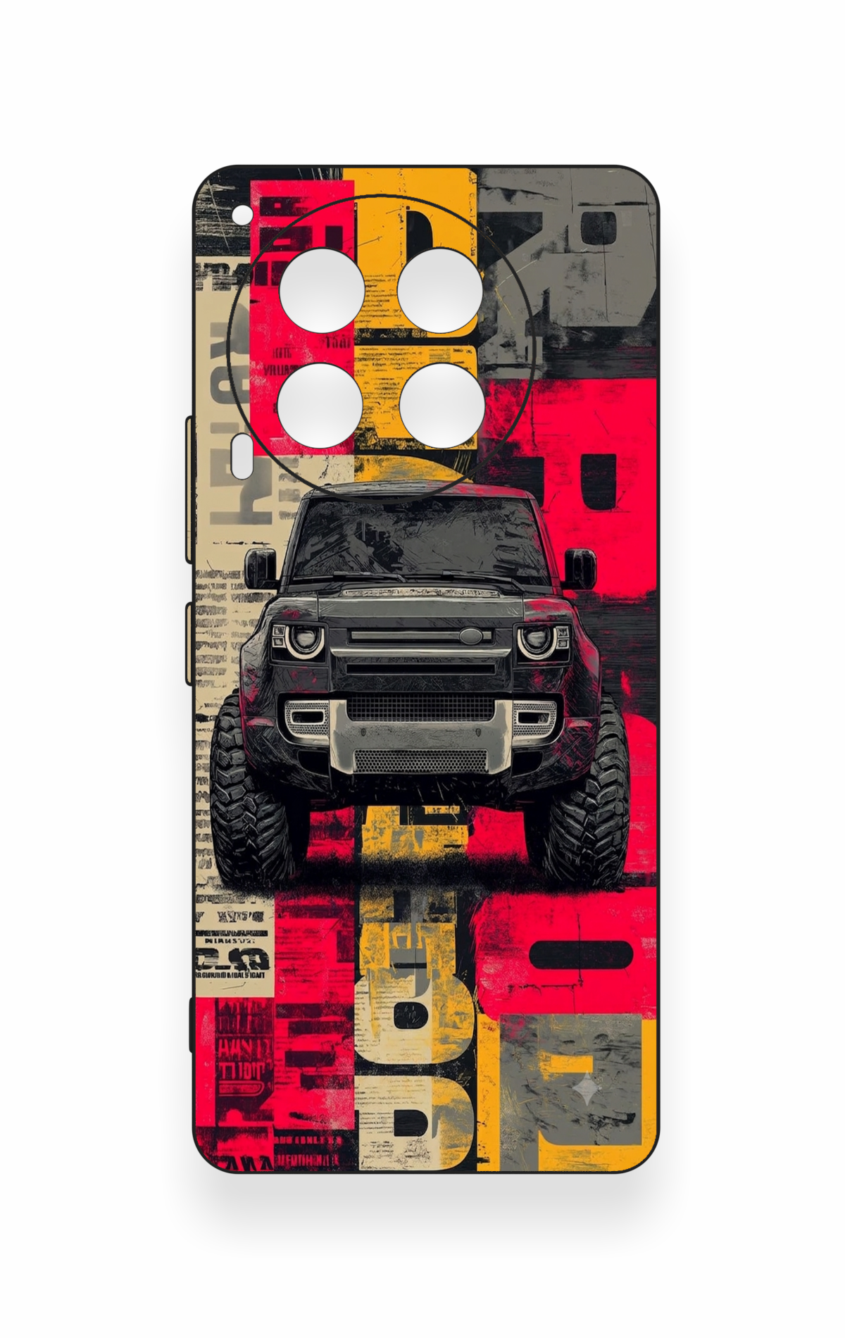 Tecno Camon 30 Uyumlu Defender Truck Desenli Silikon Kılıf