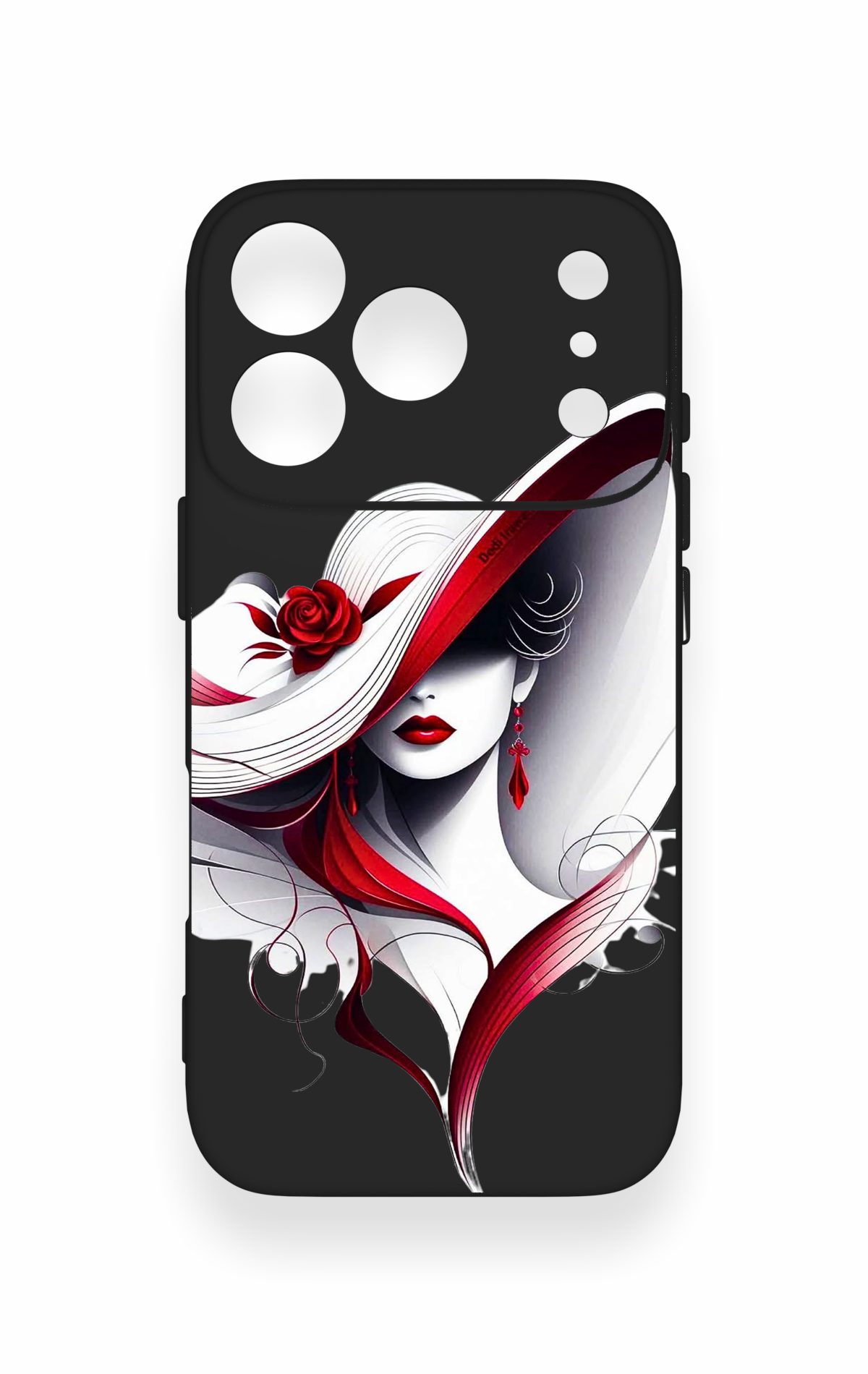 iPhone 17 Pro Uyumlu Matmazel Desenli Silikon Kılıf