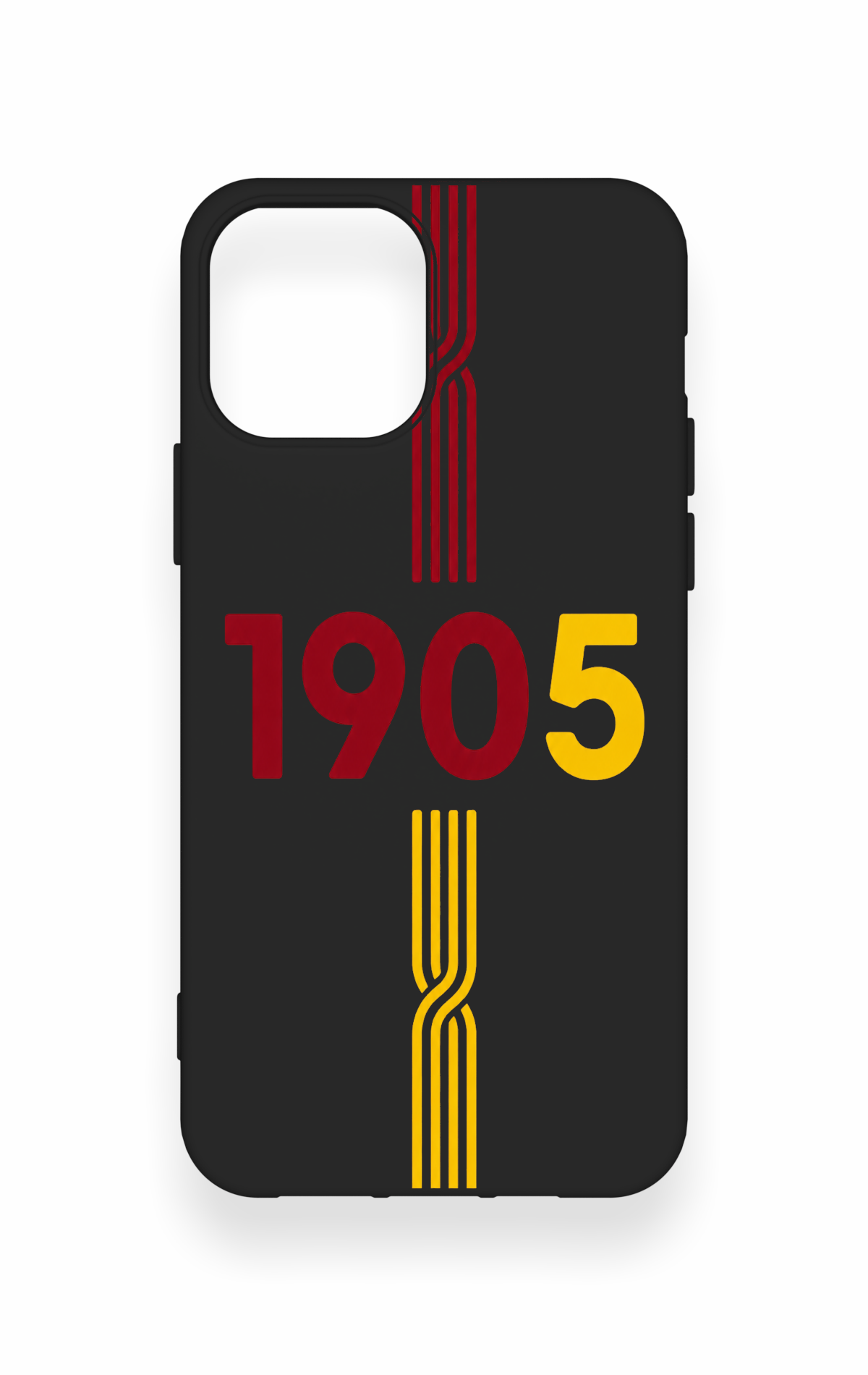 iPhone 12-12PRO Uyumlu 1905 Kemer Desenli Silikon Kılıf