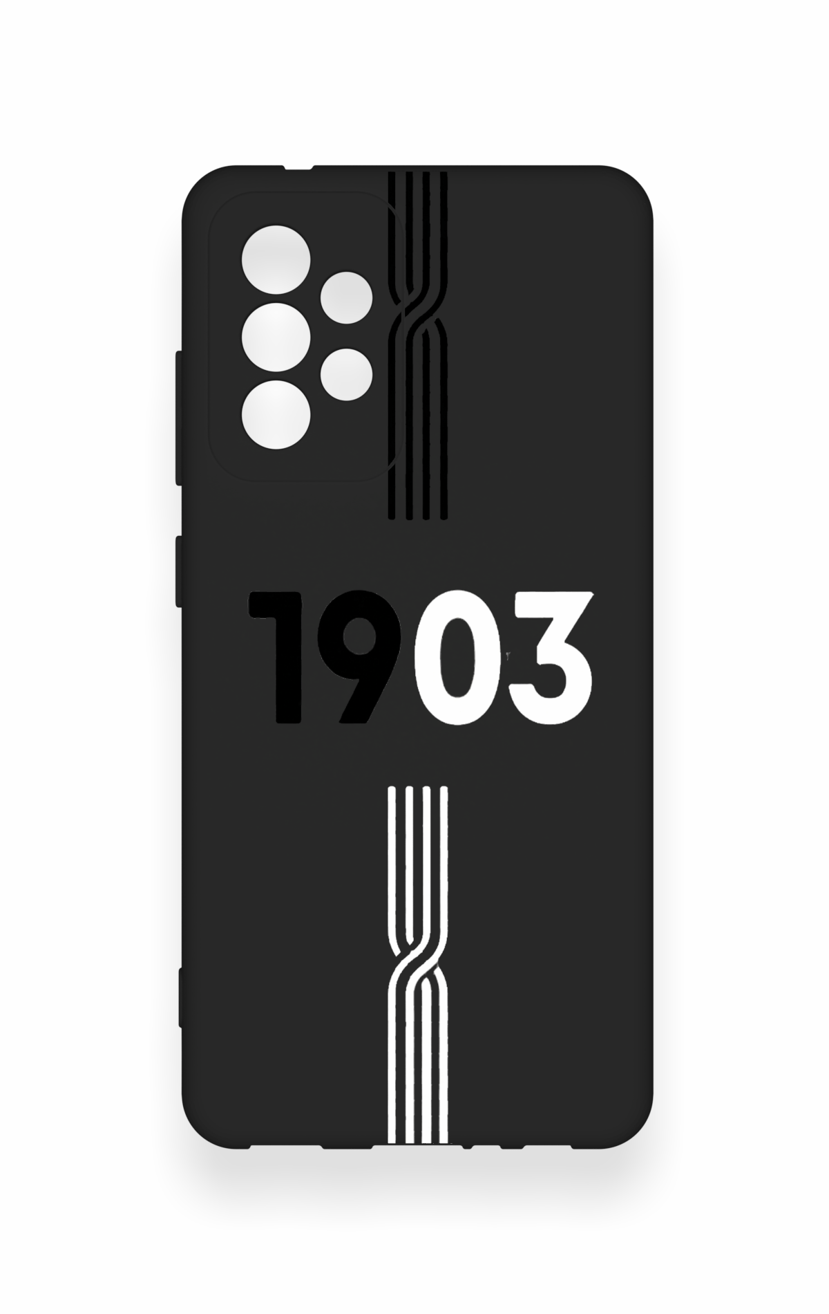 Samsung A52 Uyumlu 1903 Kemer Desenli Silikon Kılıf