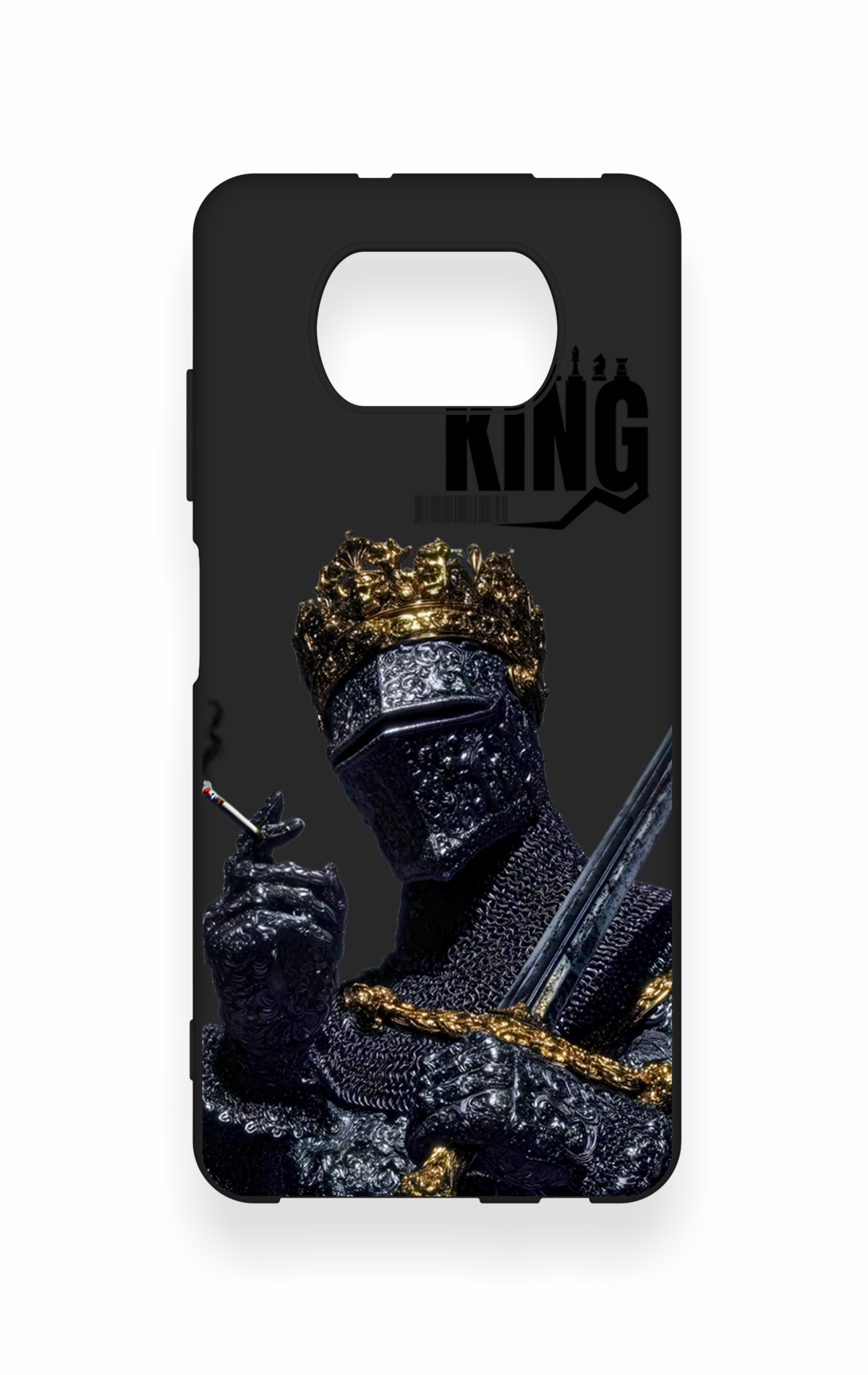 Poco X3 Uyumlu King Desenli Silikon Kılıf