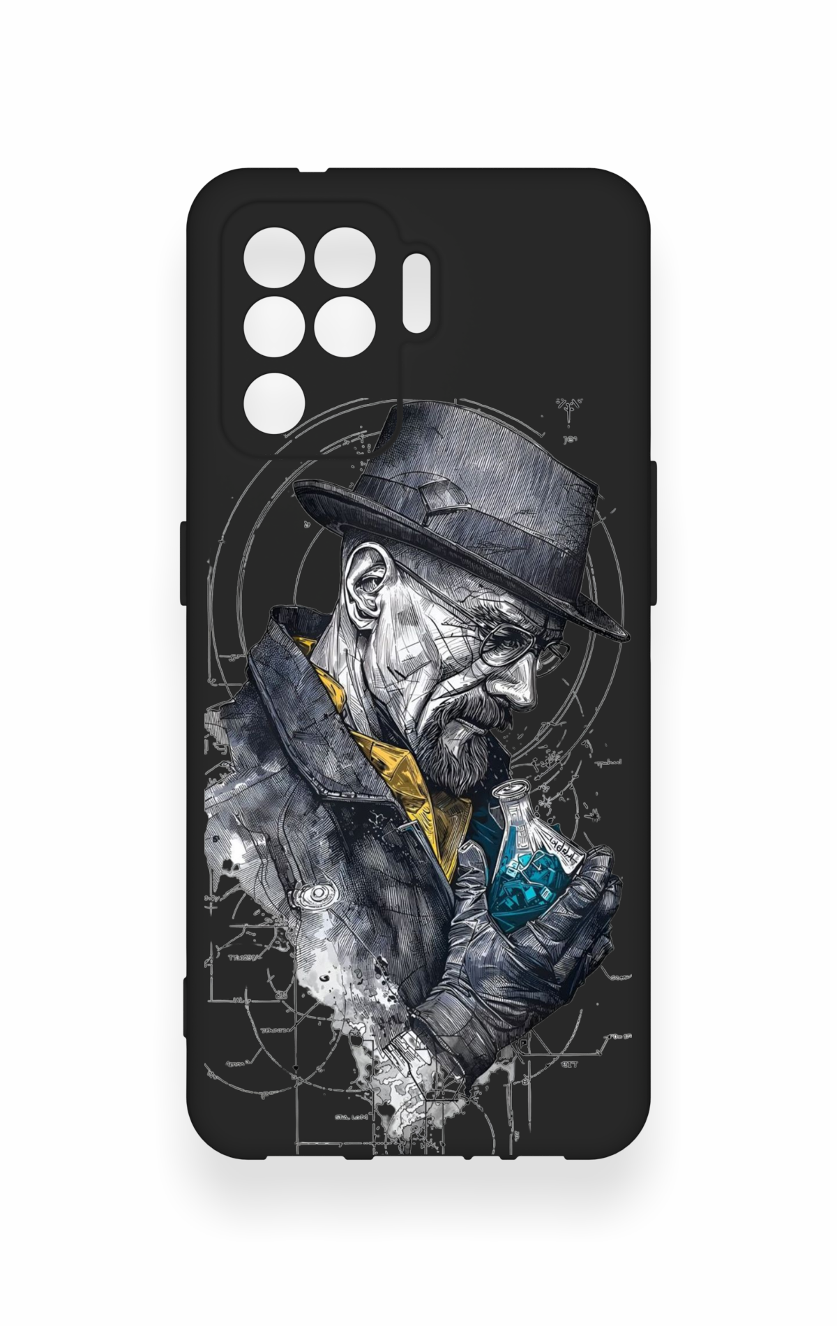 Oppo Reno 5 Lite Uyumlu Walter White Desenli Silikon Kılıf