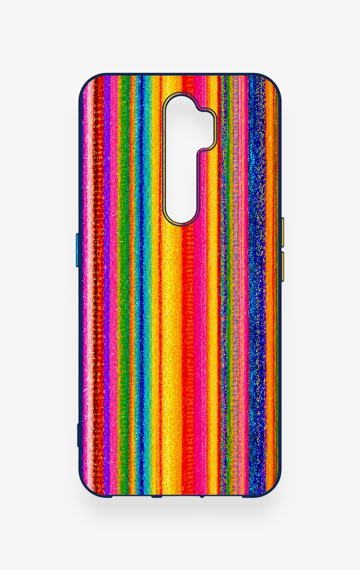 Oppo A5 2020 Uyumlu Rengarenk Desenli Silikon Kılıf