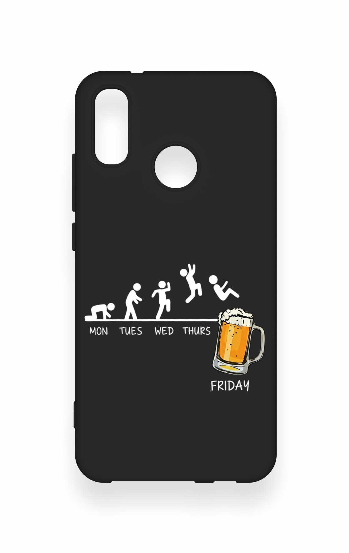 Huawei P20 Lite Uyumlu Fun Day Friday Desenli Silikon Kılıf