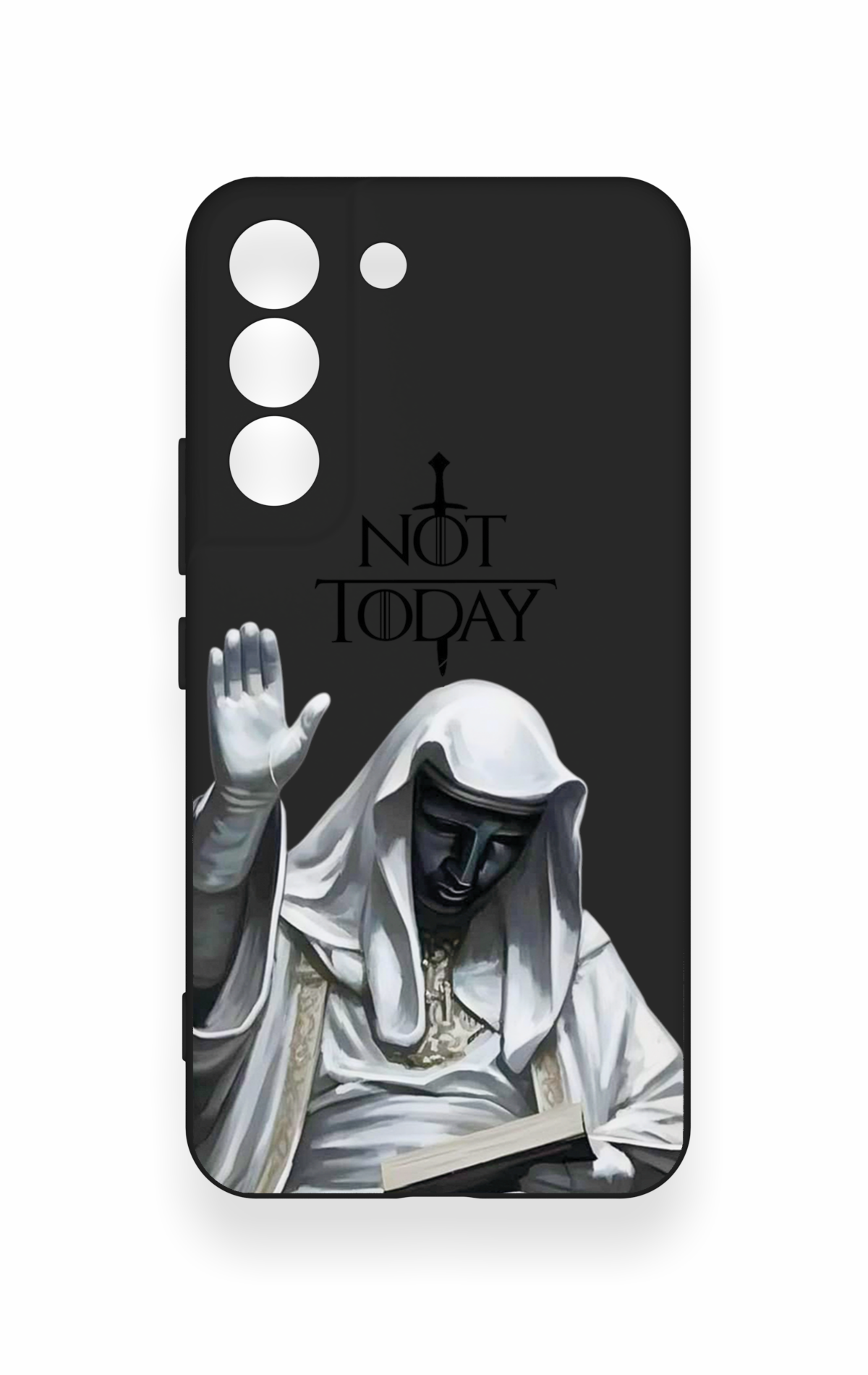 Samsung S22 Uyumlu Not Today Desenli Silikon Kılıf
