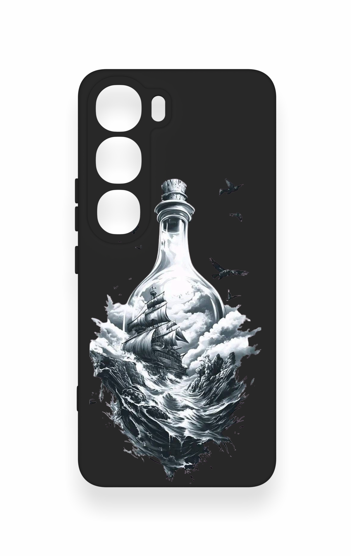 Vivo V40 Lite 5G Uyumlu Secret Sea Desenli Silikon Kılıf