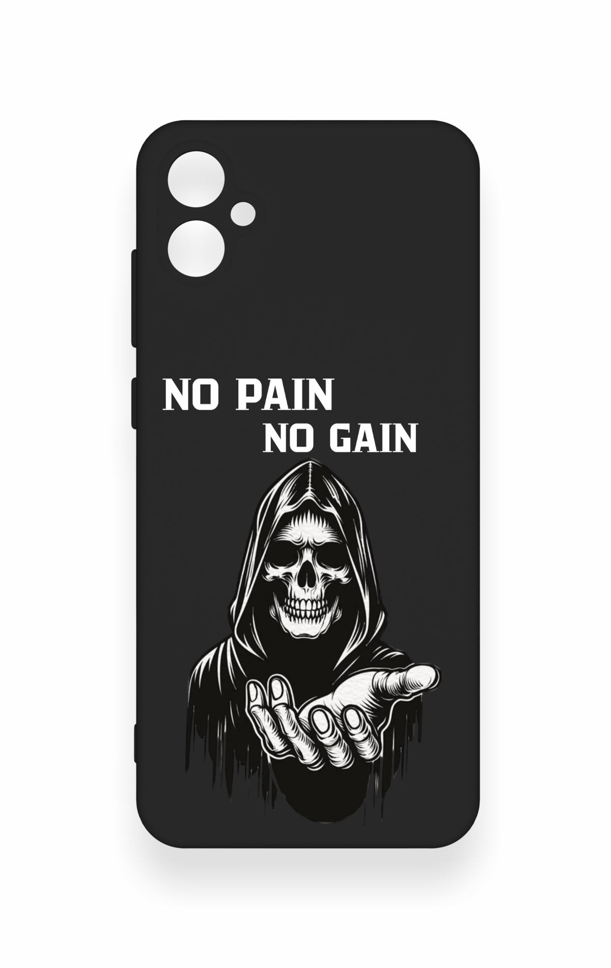 Samsung A05 Uyumlu No Pain No Gain Desenli Silikon Kılıf