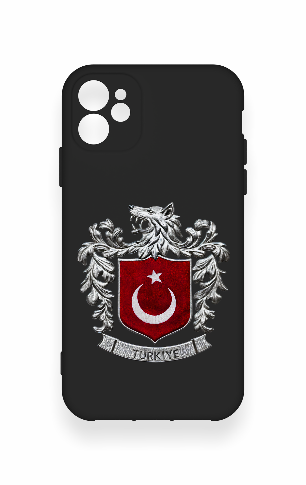 iPhone 11 Uyumlu Türk Arma Desenli Silikon Kılıf