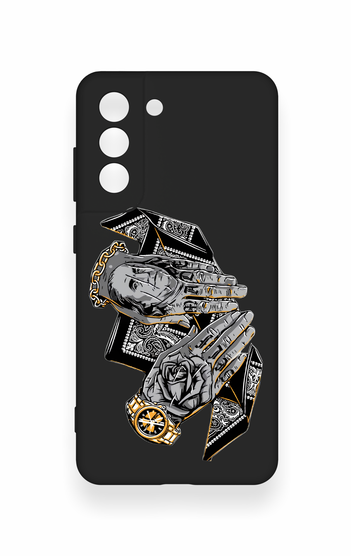 Samsung-S21FE Uyumlu Self Made Desenli Silikon Kılıf