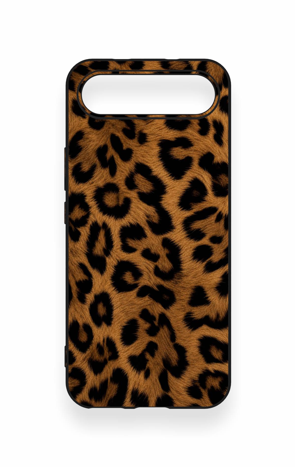 Tecno Spark Slim Uyumlu Koyu Leopar Deri Desenli Silikon Kılıf