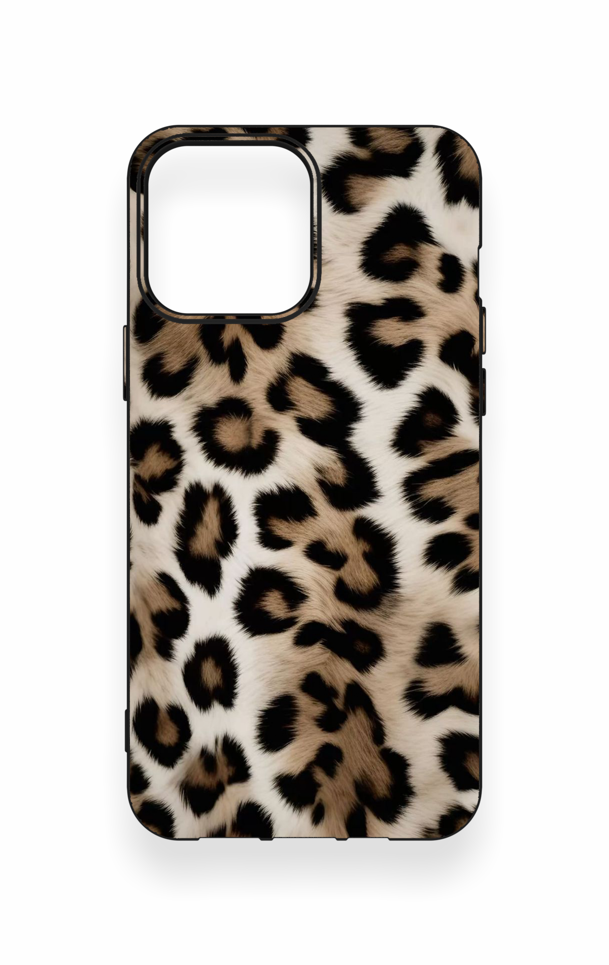 iPhone 13 Pro Max Uyumlu Leopar Derisi Desenli Silikon Kılıf