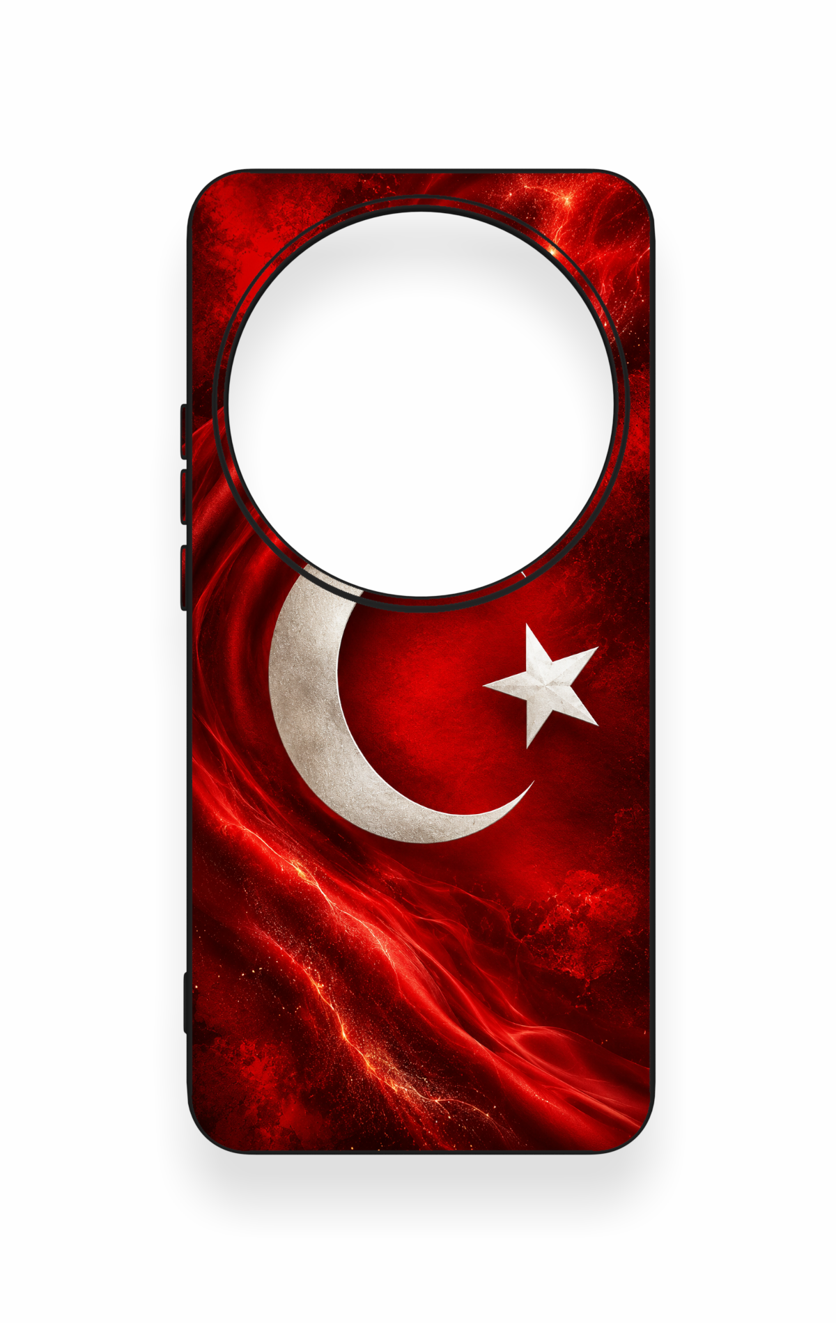 Xiomi Mi 15 Ultra Uyumlu Türk Bayrağı Desenli Silikon Kılıf