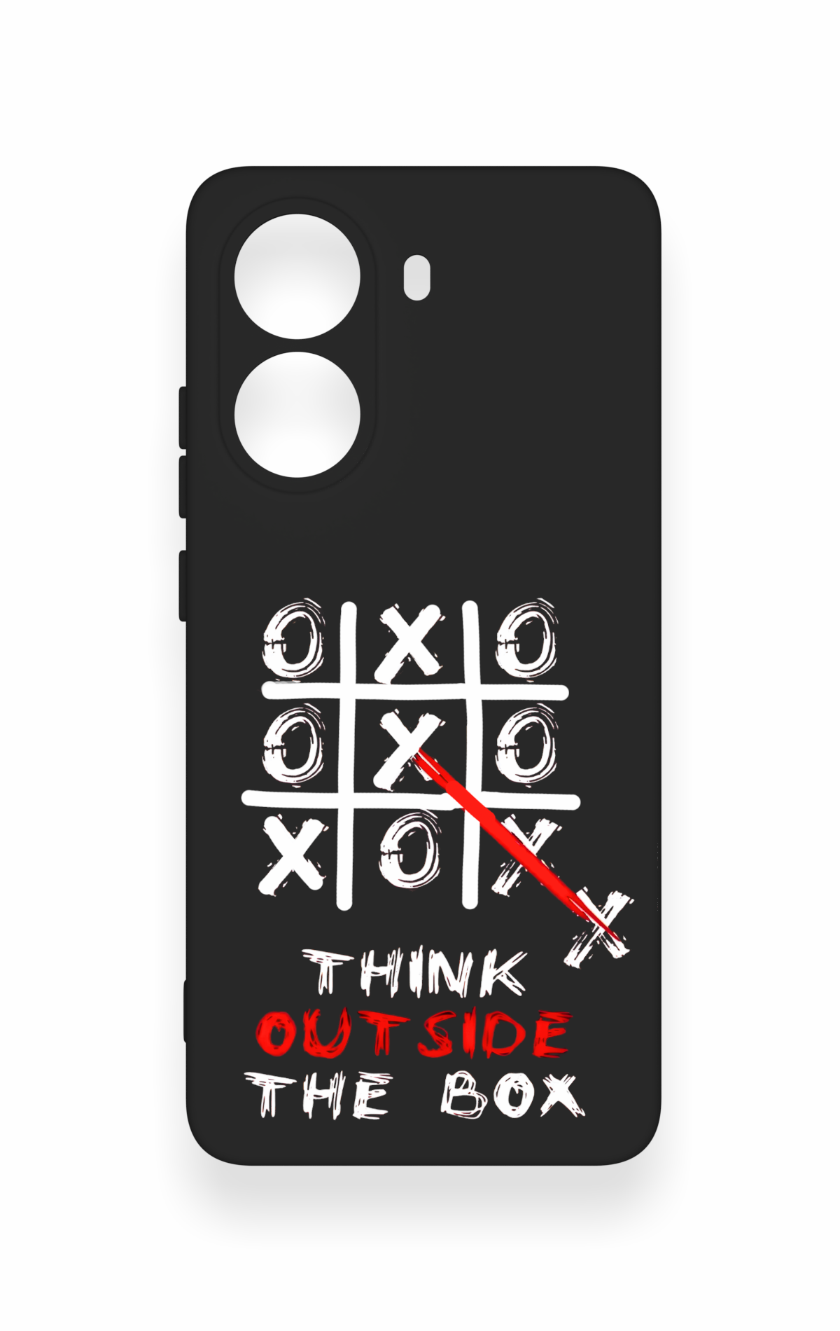 Poco X7 Pro Uyumlu Out Side The Box Desenli Silikon Kılıf