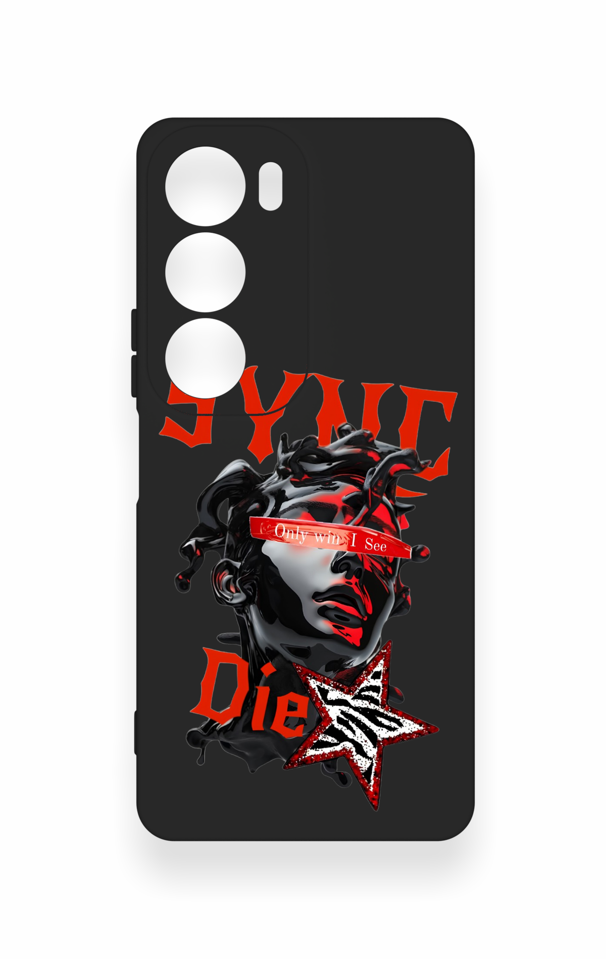 Vivo Y19s Uyumlu Sync Die Desenli Silikon Kılıf