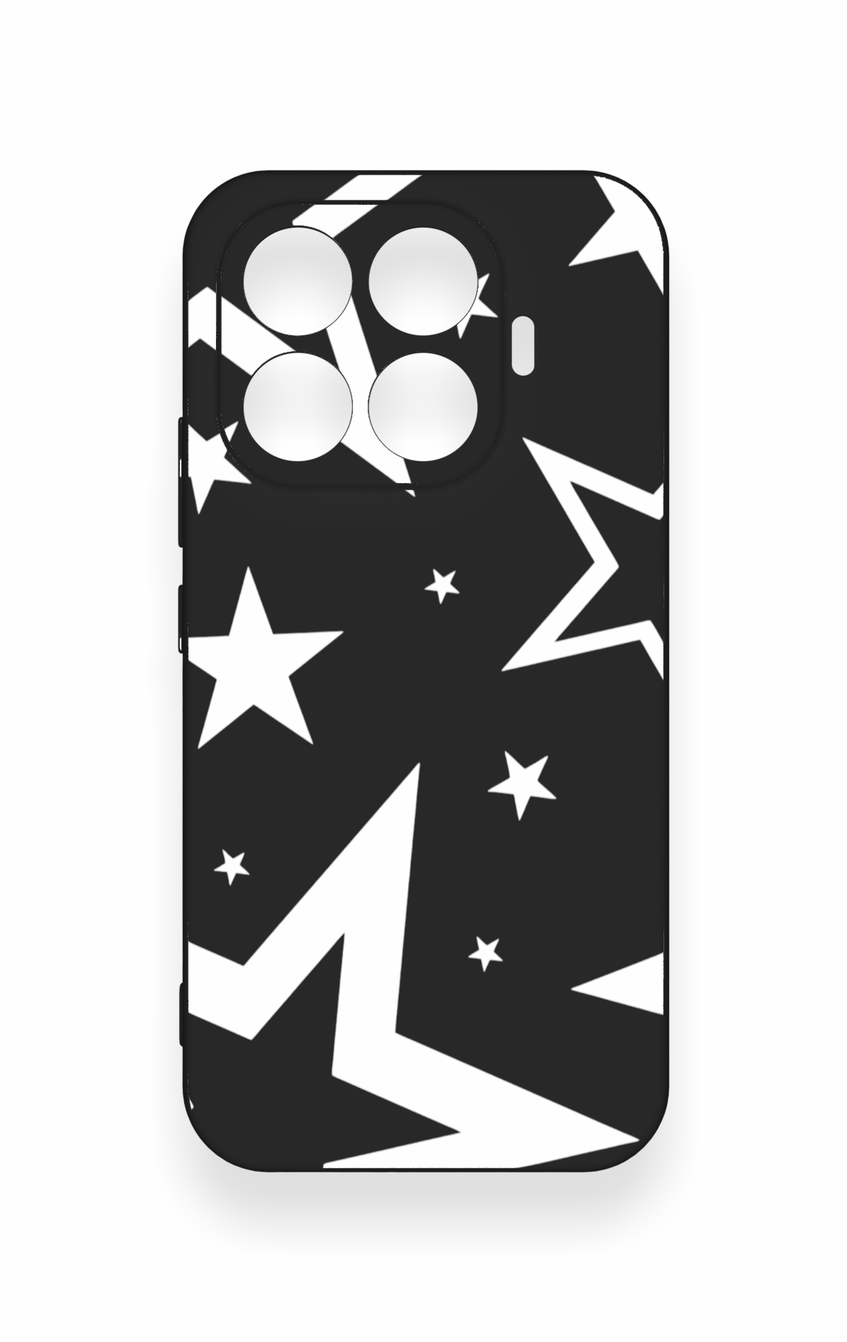 Xiaomi Mi 17T 5G Uyumlu Siyah Mega Star Desenli Silikon Kılıf