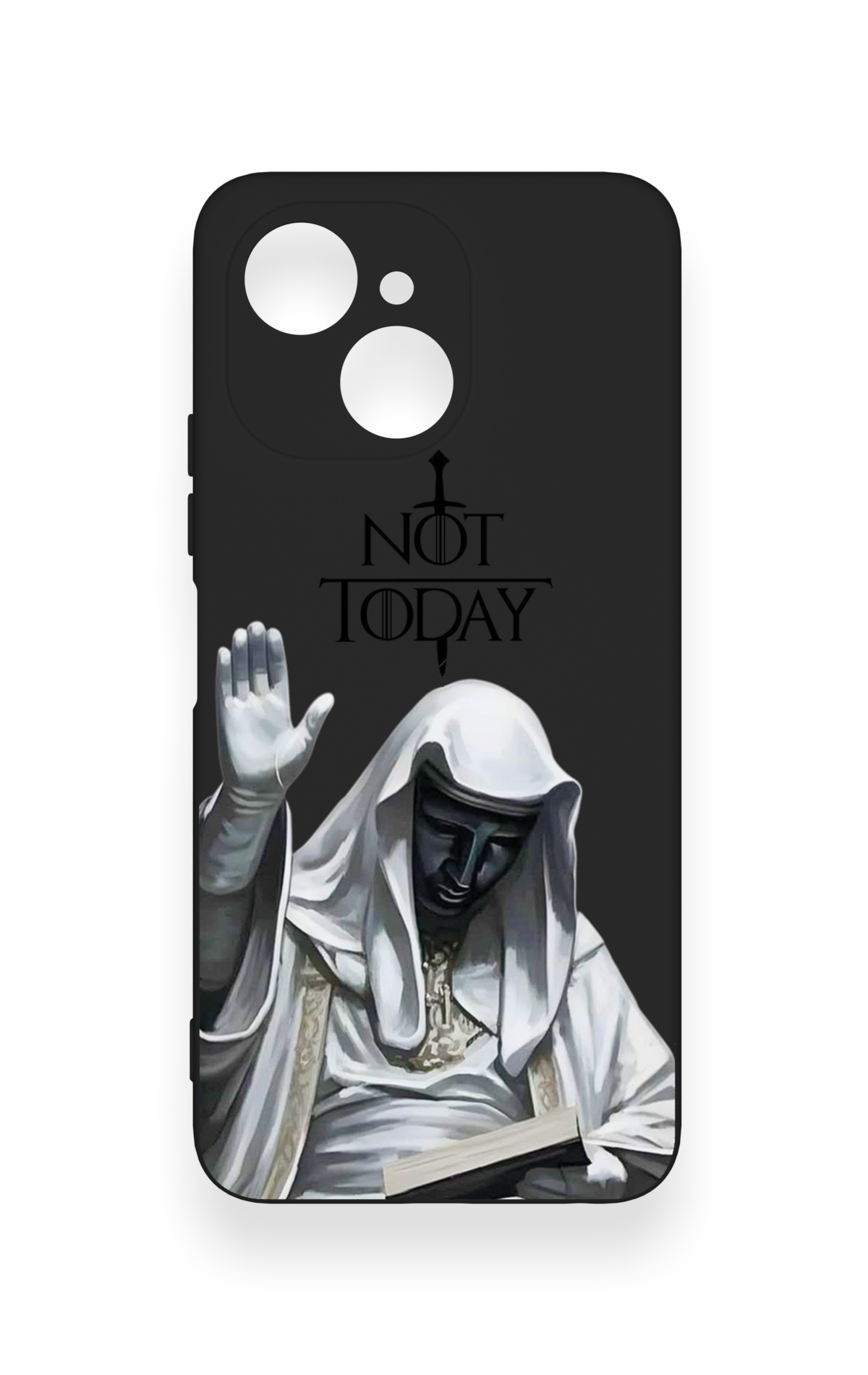 Tecno Spark 40C Uyumlu Not Today Desenli Silikon Kılıf