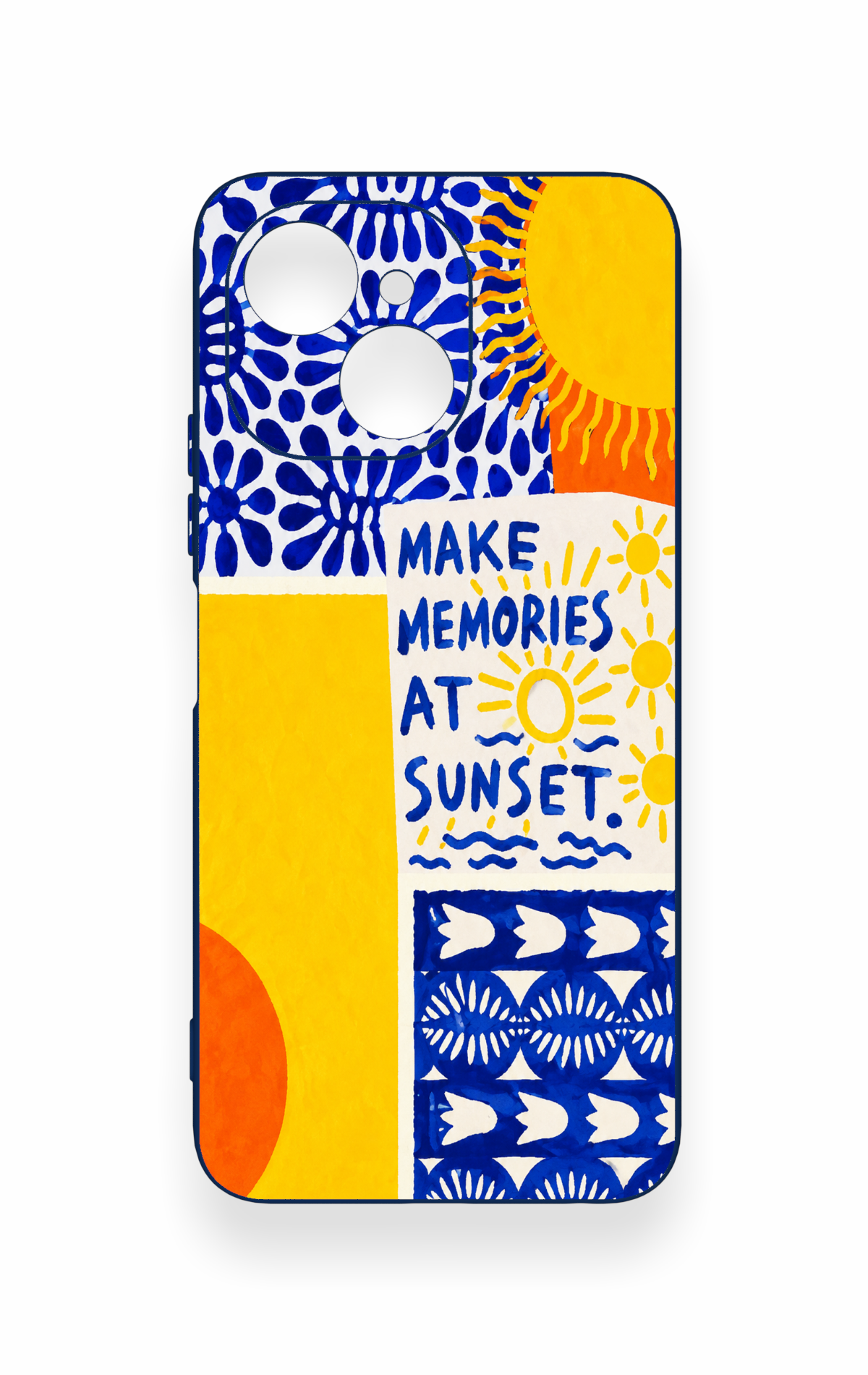 Tecno Spark 40C Uyumlu Sunset Desenli Silikon Kılıf