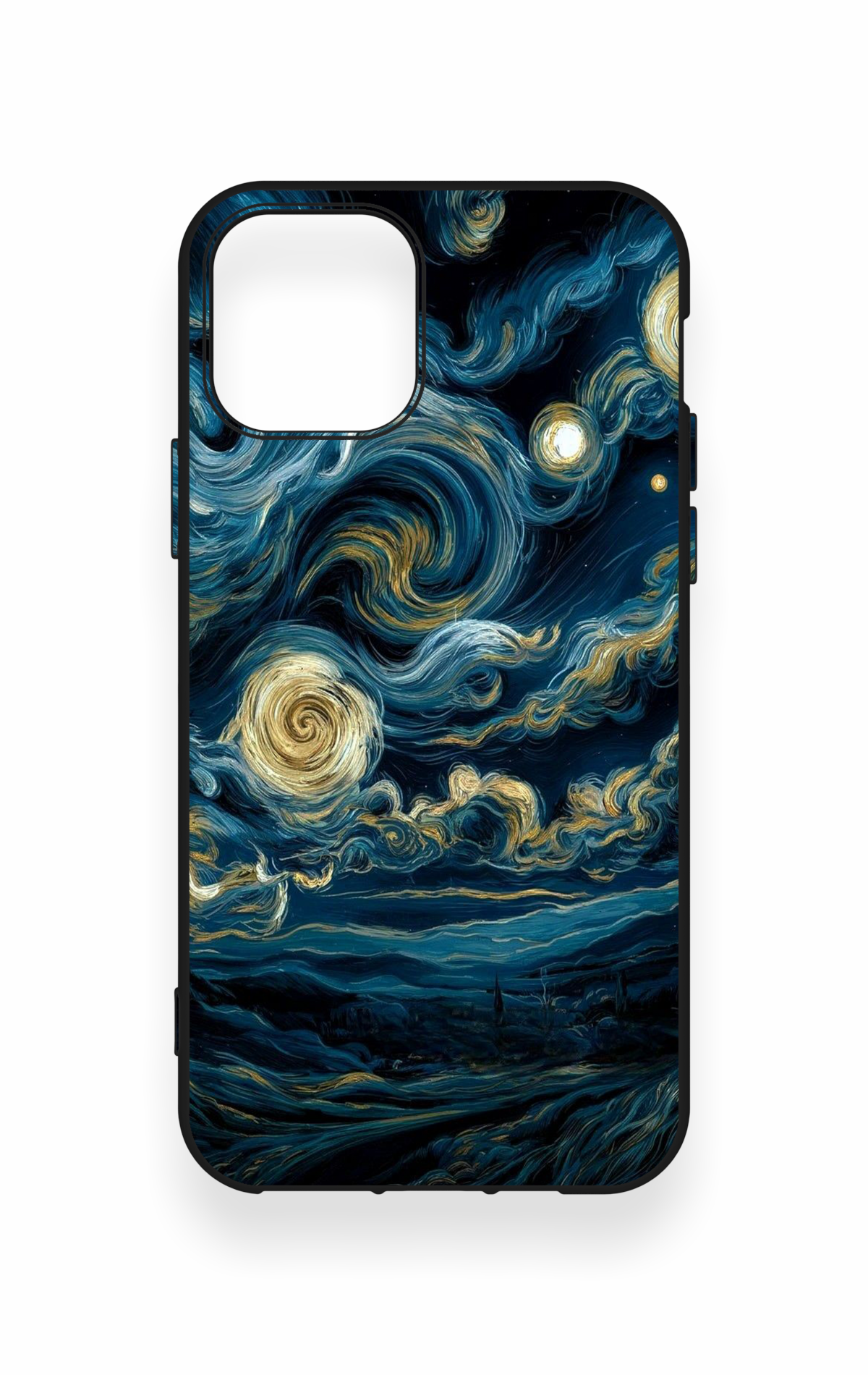 iPhone 11 Pro Uyumlu Yıldızlı Gece Desenli Silikon Kılıf