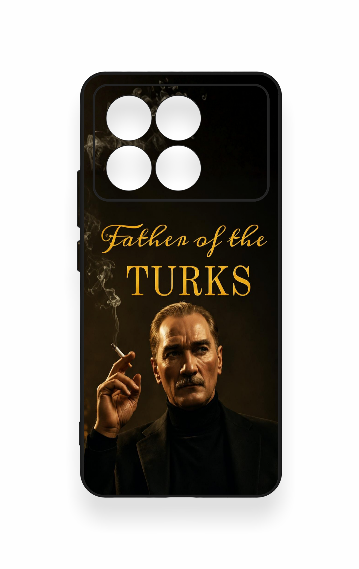Poco X6 Pro Uyumlu Father Of The Turks Desenli Silikon Kılıf