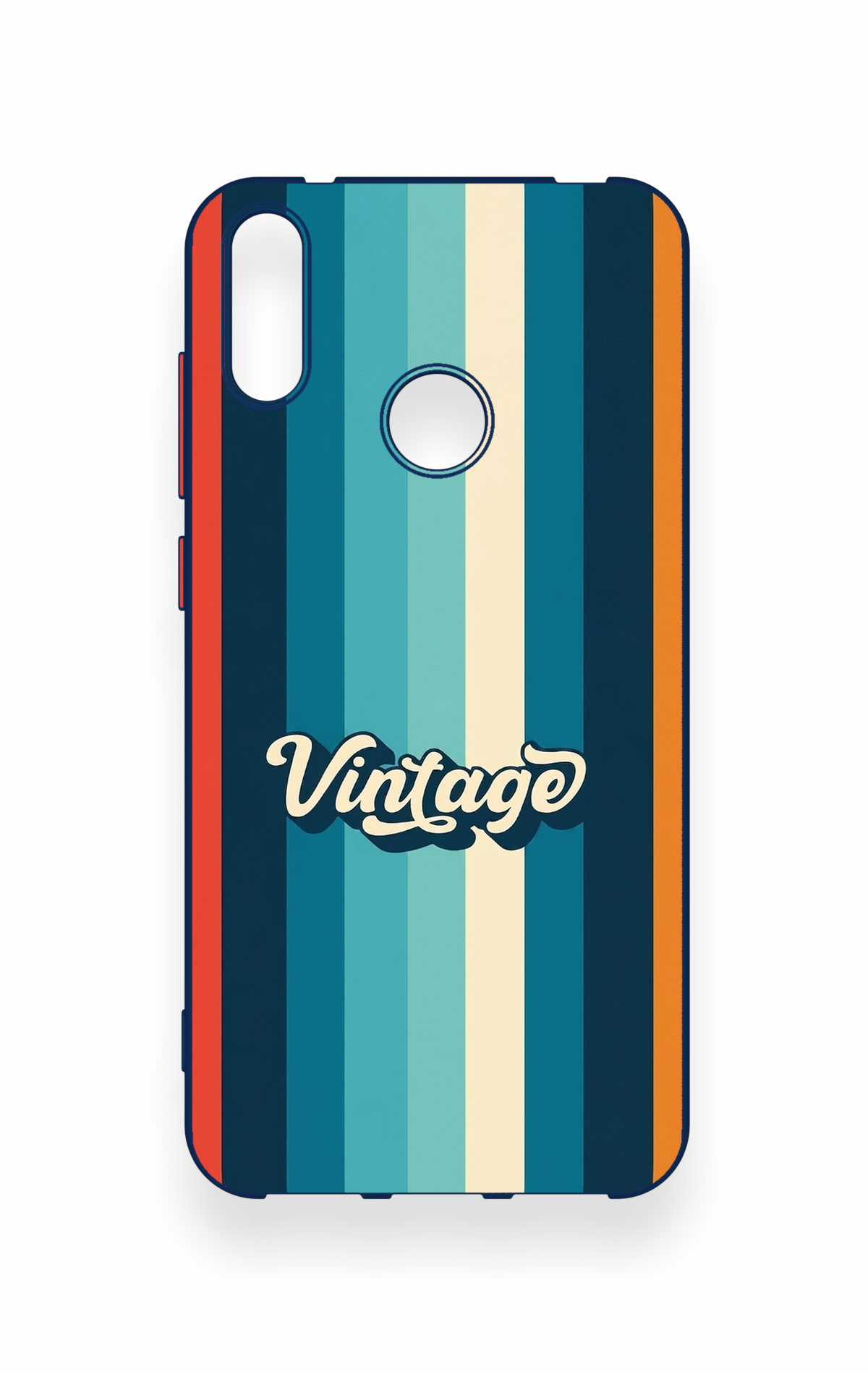Huawei Y7 2019 Uyumlu Vintage Desenli Silikon Kılıf