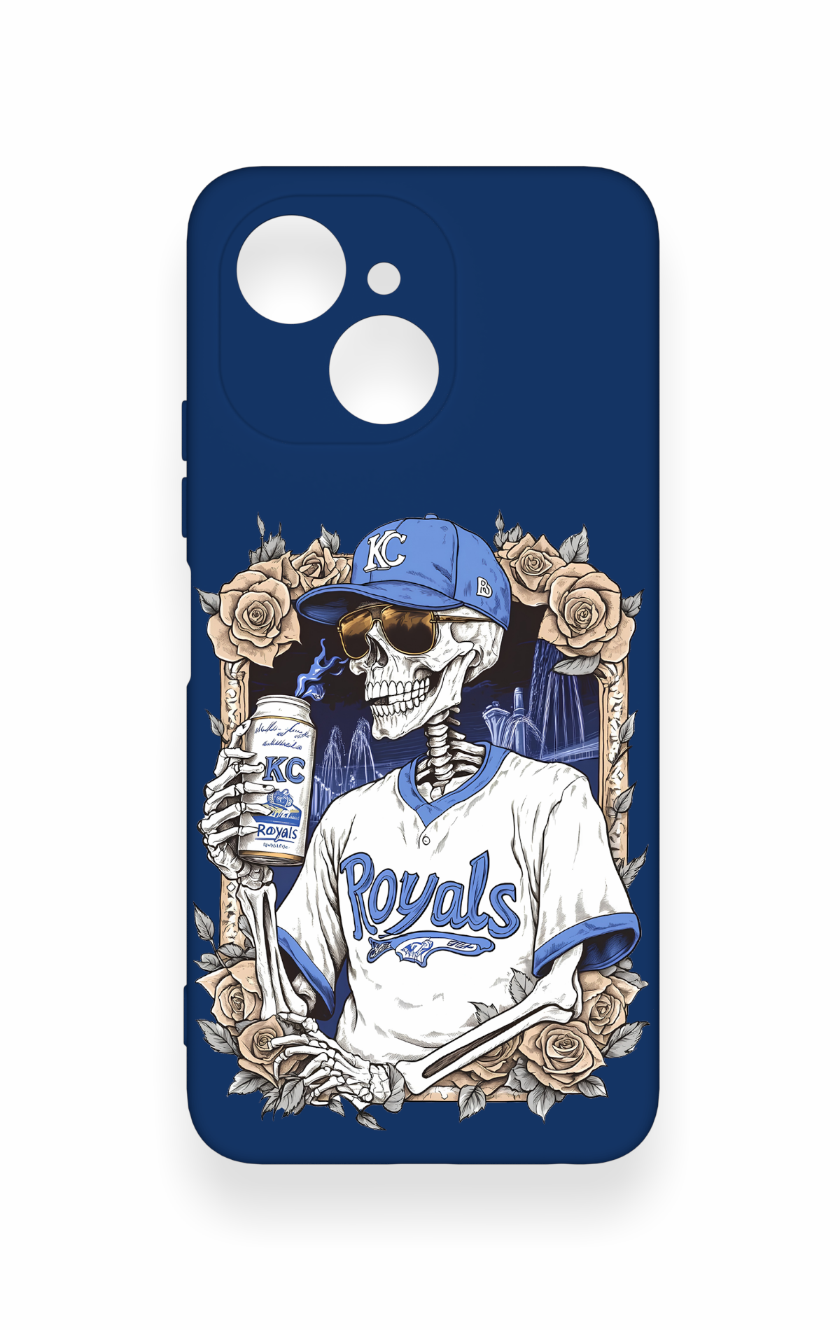 Tecno Spark 40C Uyumlu Royals Desenli Silikon Kılıf