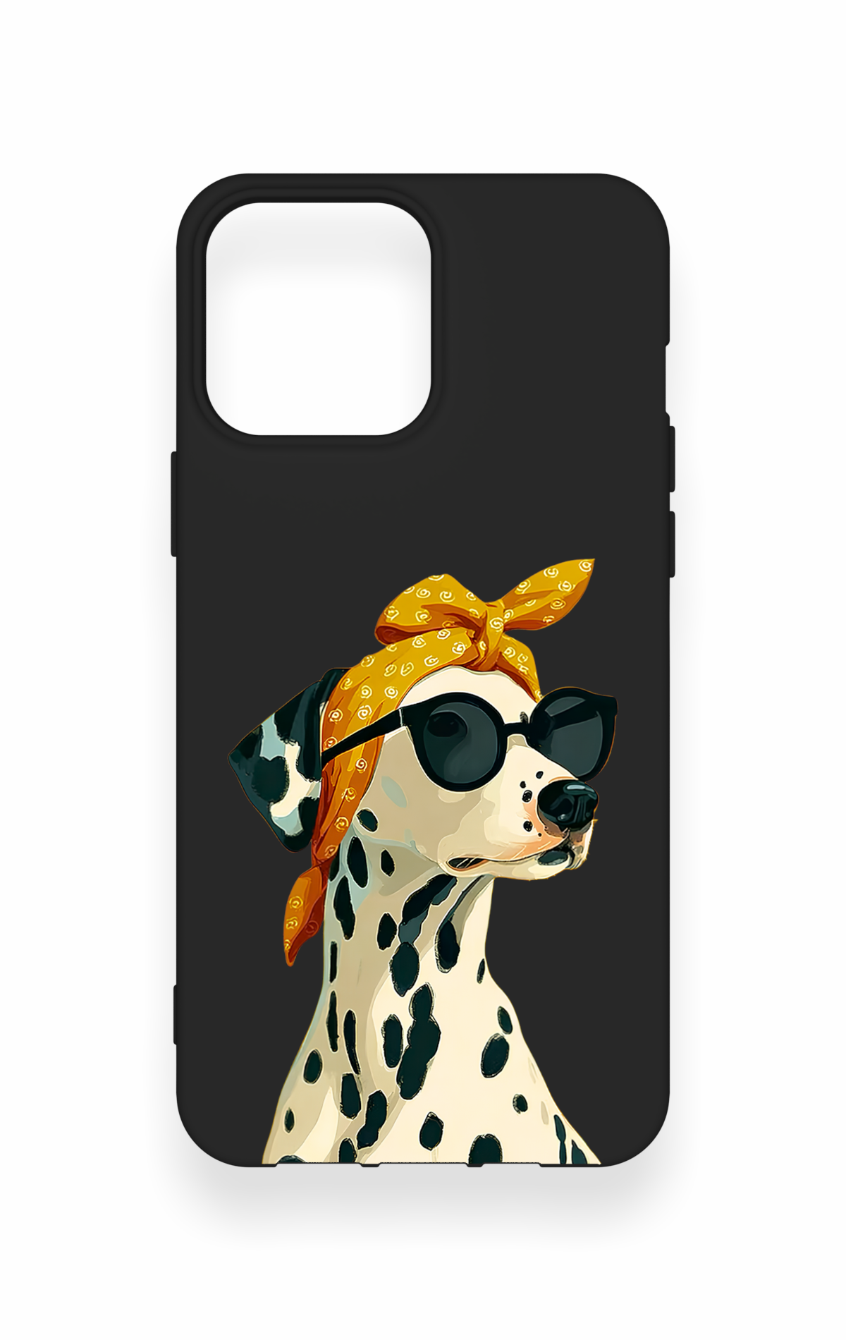 iPhone 13 Pro Max Uyumlu Cool Dalmaçyalı Desenli Silikon Kılıf