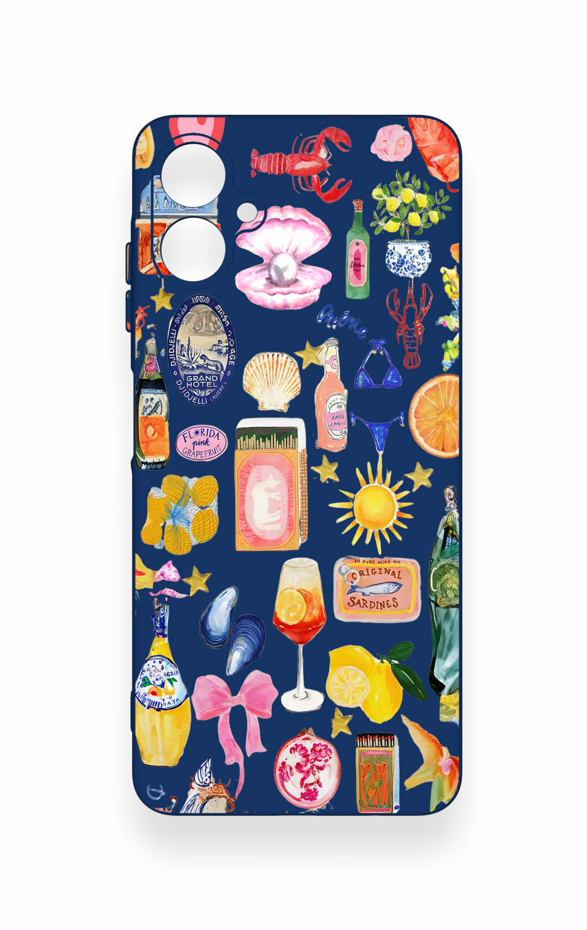 Samsung A06 Uyumlu Summer Desenli Silikon Kılıf