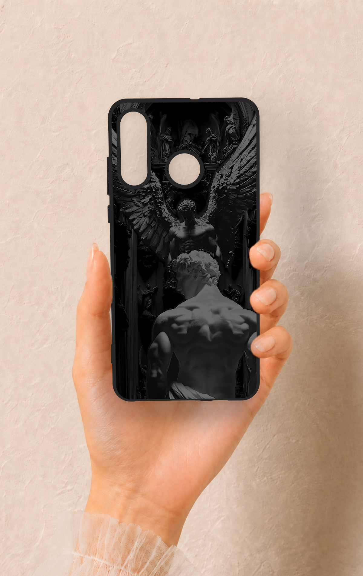 Huawei P30 Lite Uyumlu Icarus Desenli Silikon Kılıf