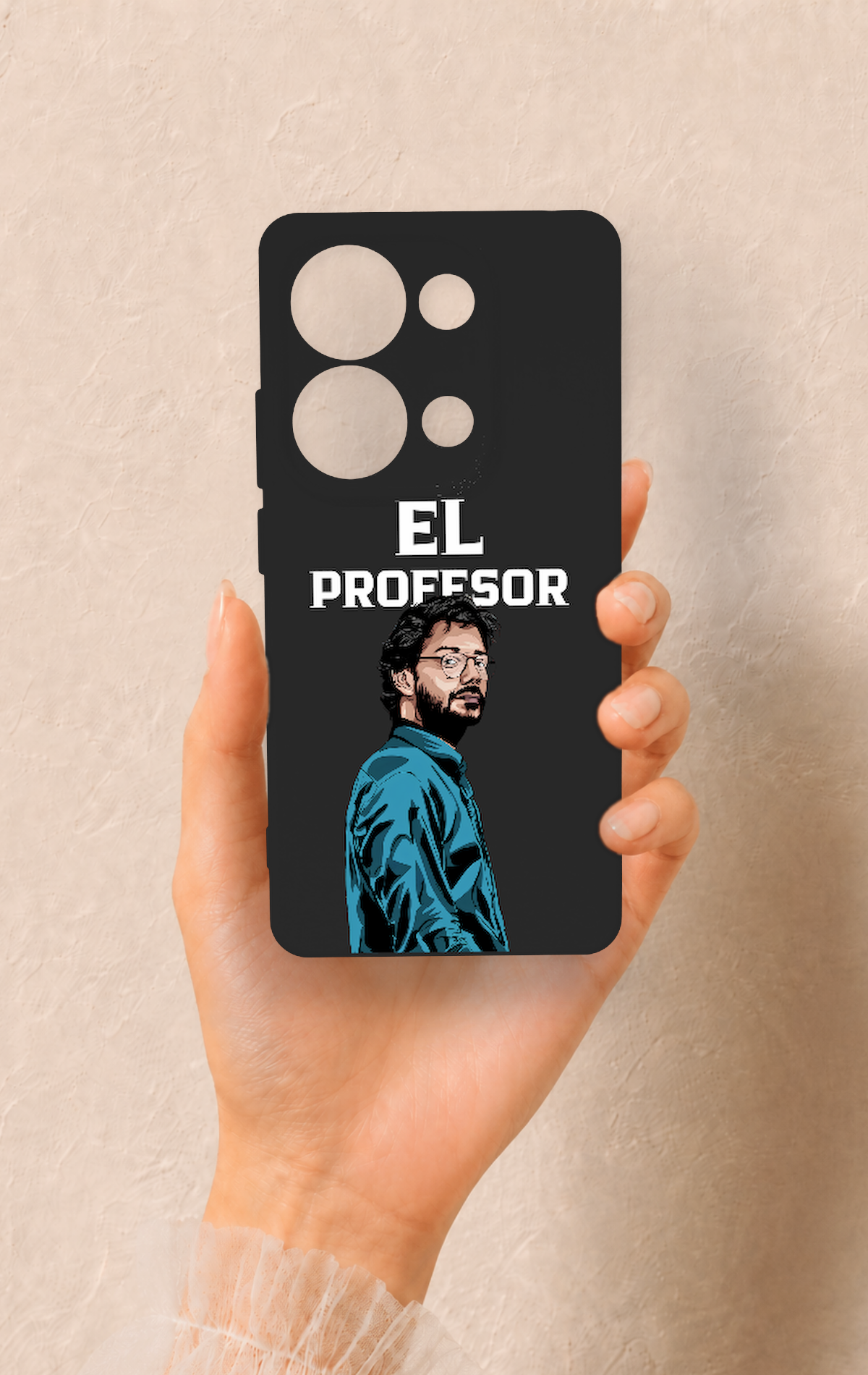 Redmi Note 13 Pro 4G Uyumlu El Profesor Desenli Silikon Kılıf