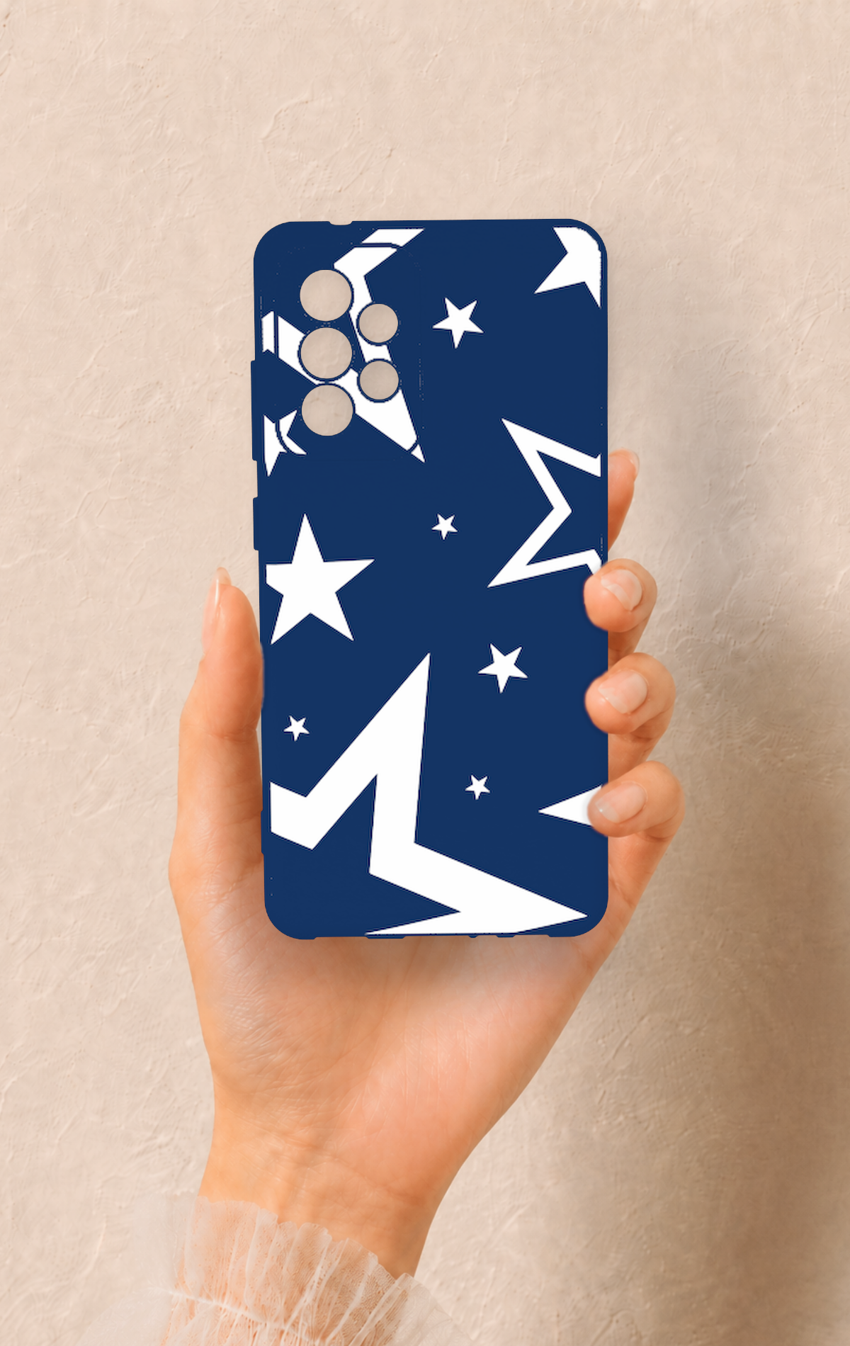 Samsung A52 Uyumlu Mega Star Desenli Silikon Kılıf