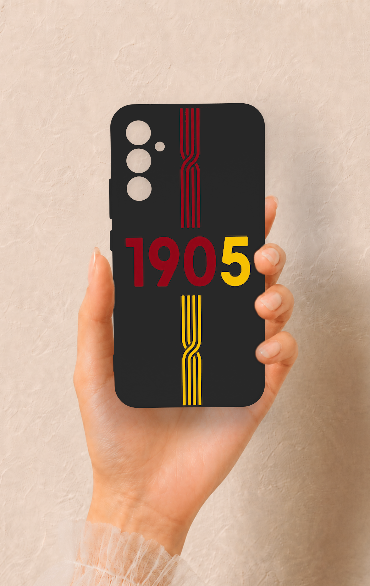 Samsung A34 Uyumlu 1905 Kemer Desenli Silikon Kılıf