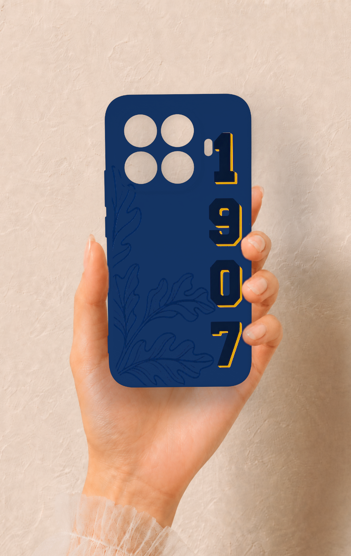 Mi 15T PRO Uyumlu 1907 Palamut Desenli Silikon Kılıf