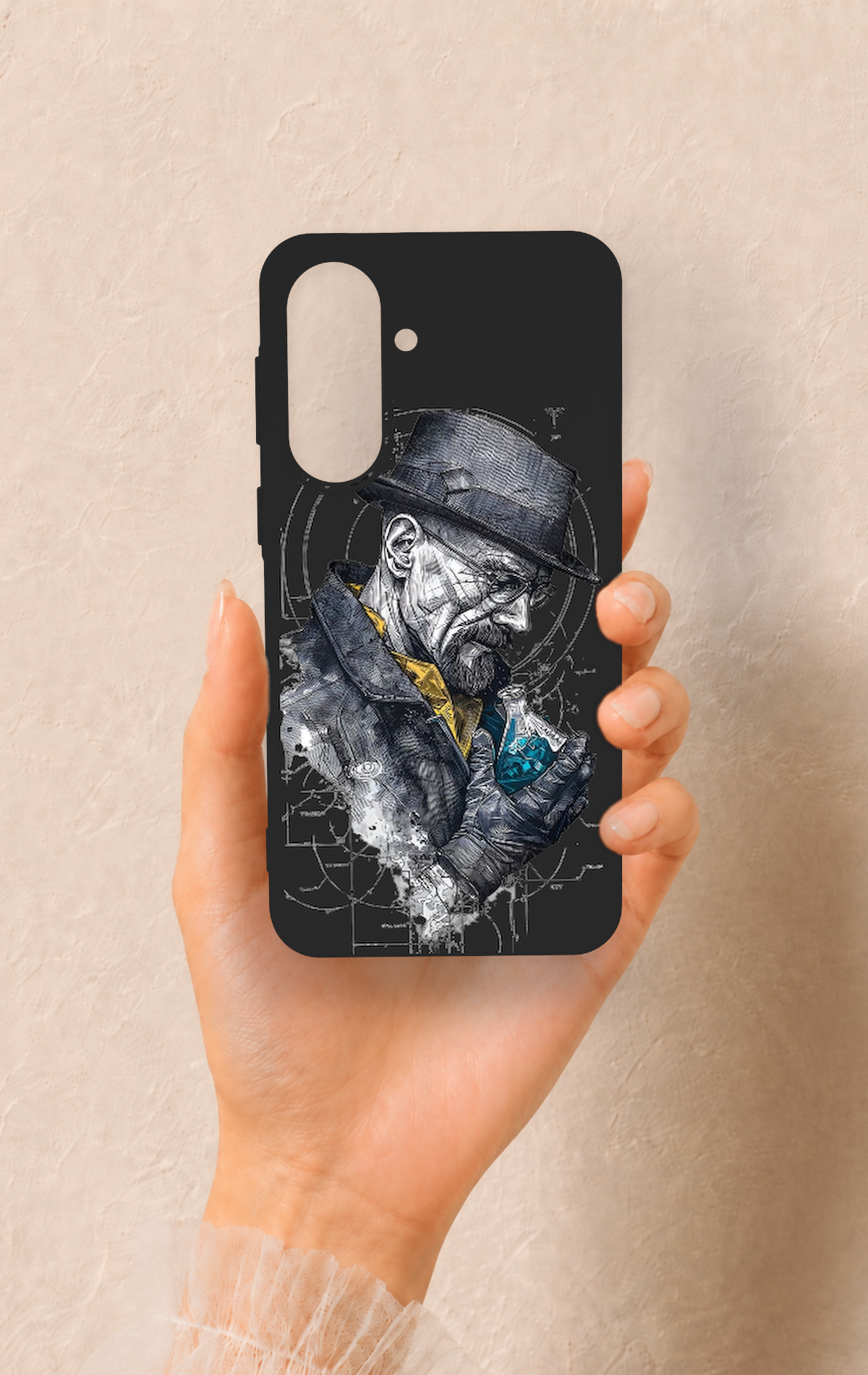 Samsung A37 Uyumlu Walter White Desenli Silikon Kılıf