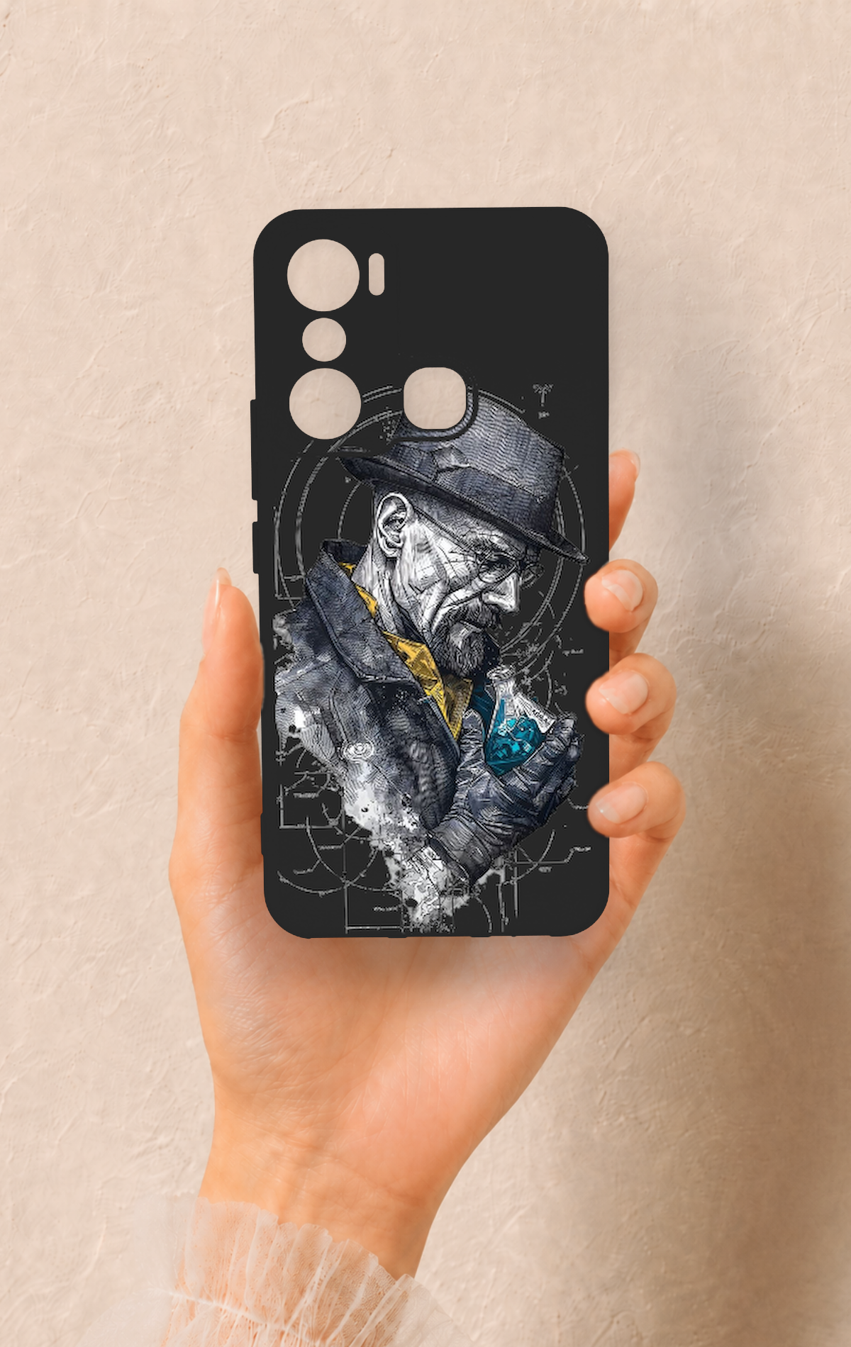 İnfinix Hot 20i Uyumlu Walter White Desenli Silikon Kılıf