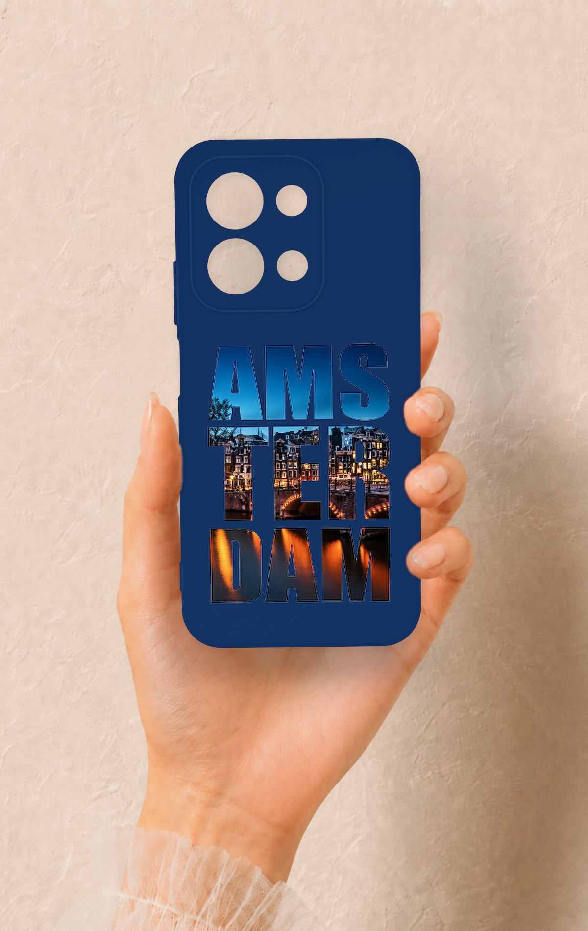 Redmi 15C 4G Uyumlu Amsterdam Desenli Silikon Kılıf