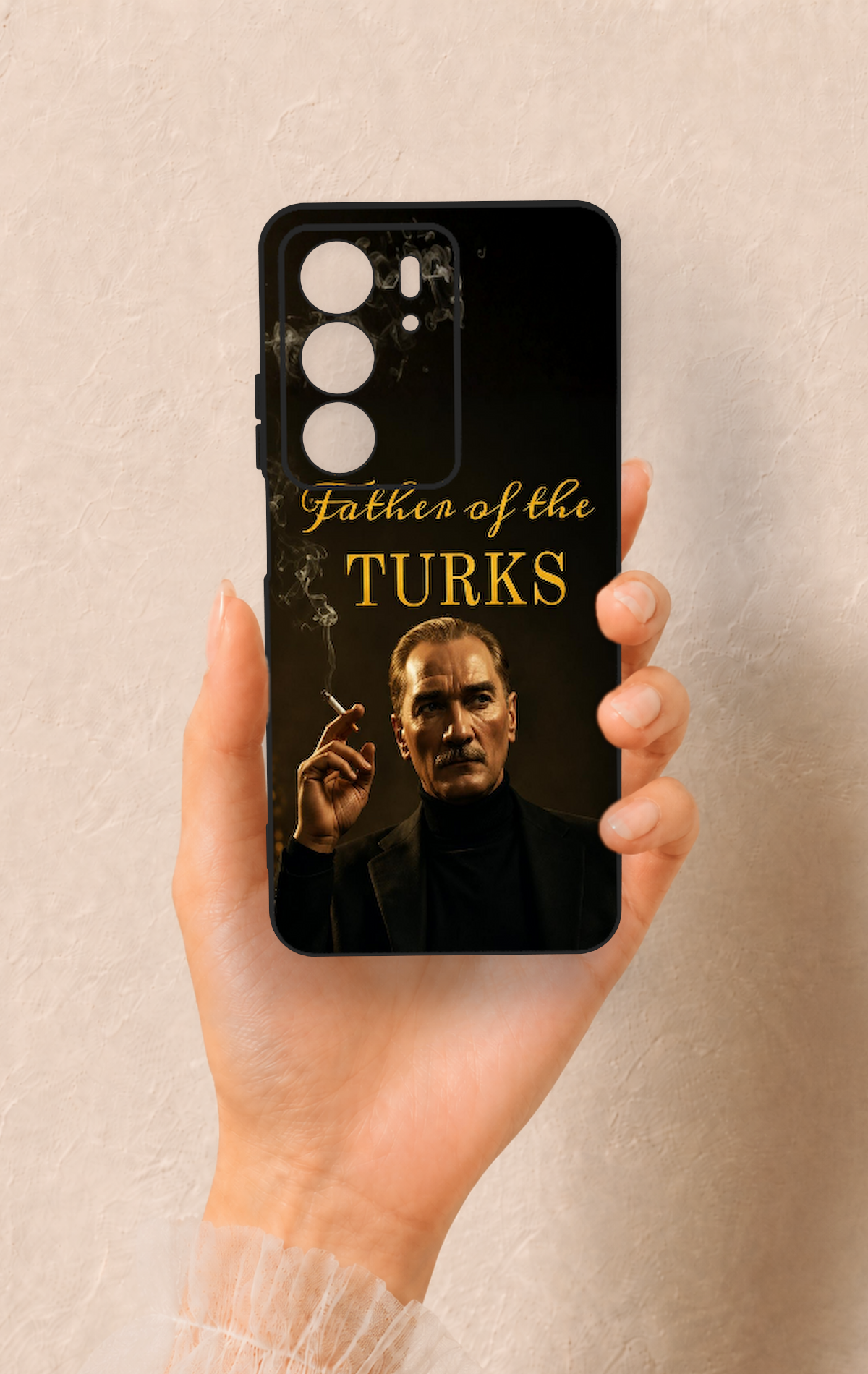Realme C75 Uyumlu Father Of The Turks Desenli Silikon Kılıf