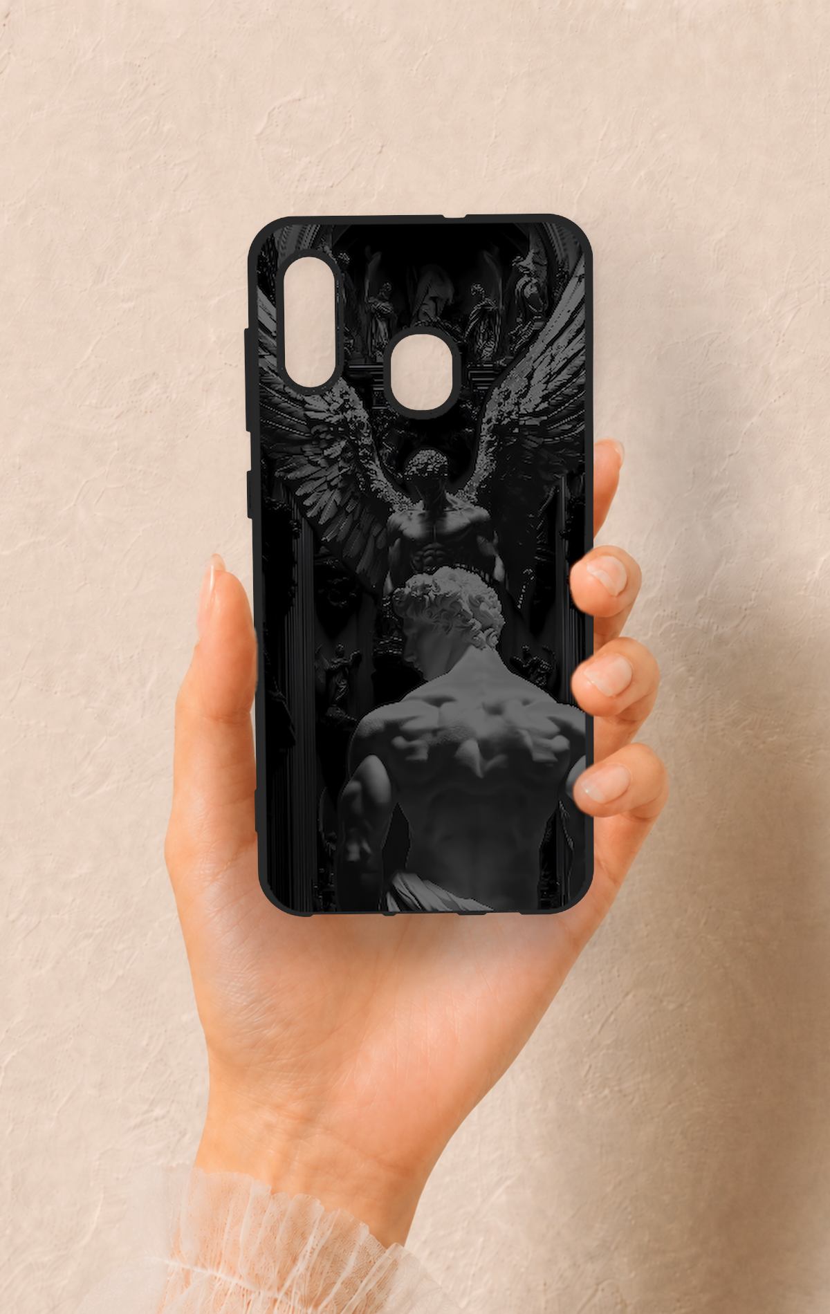 Samsung A20-A30 Uyumlu Icarus Desenli Silikon Kılıf