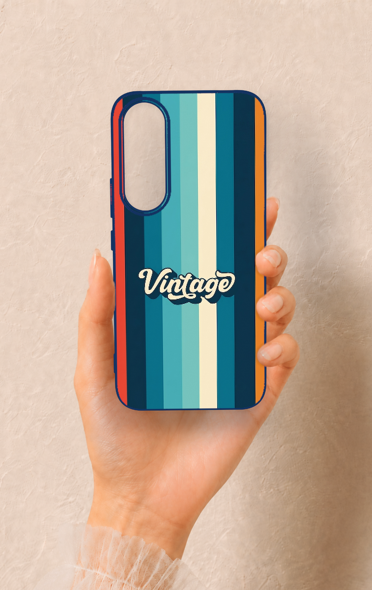 Vivo V70 FE 5G Uyumlu Vintage Desenli Silikon Kılıf