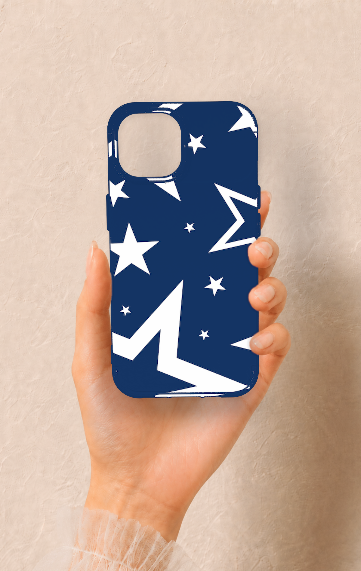 iPhone 15 Uyumlu Mega Star Desenli Silikon Kılıf
