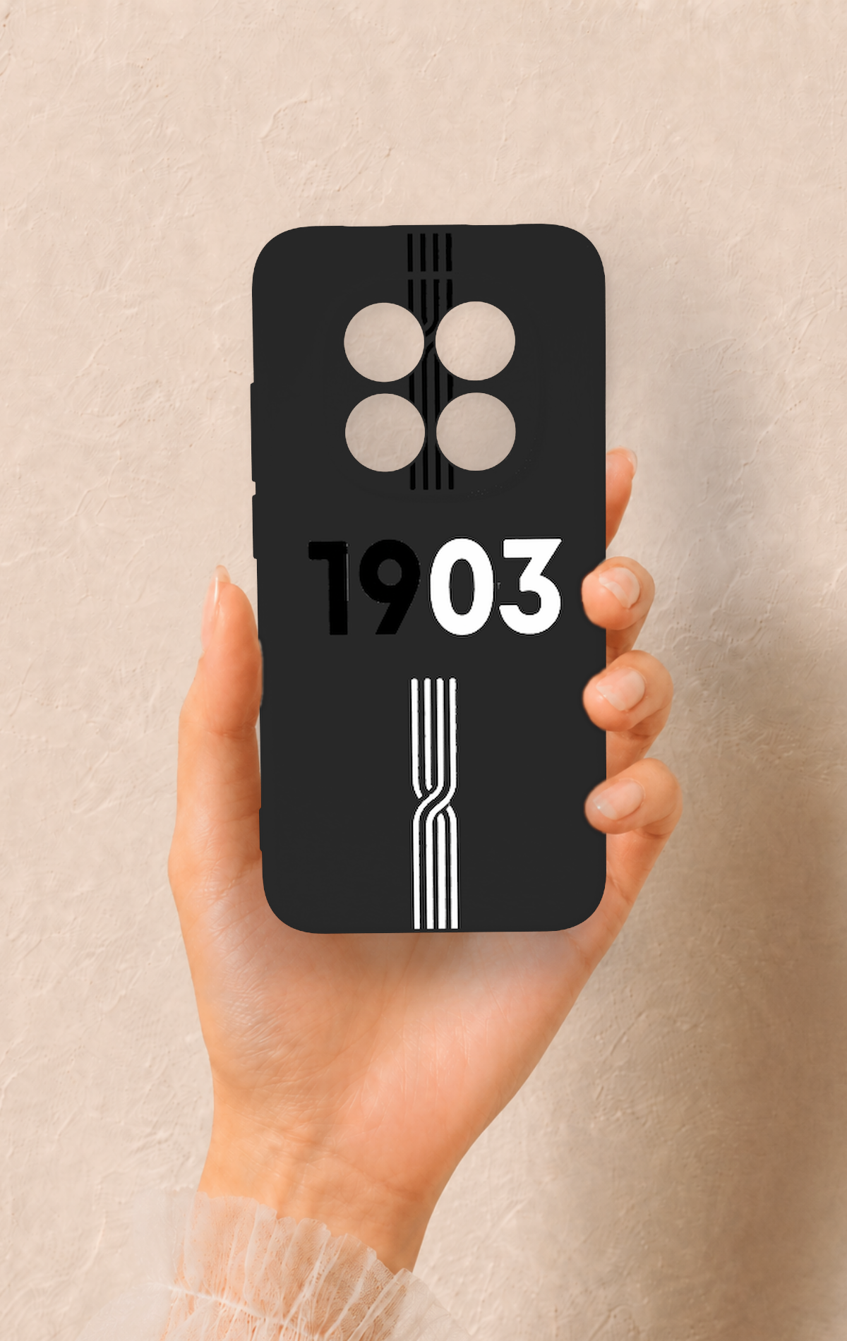 Redmi Note 15 Pro 5G Uyumlu 1903 Kemer Desenli Silikon Kılıf