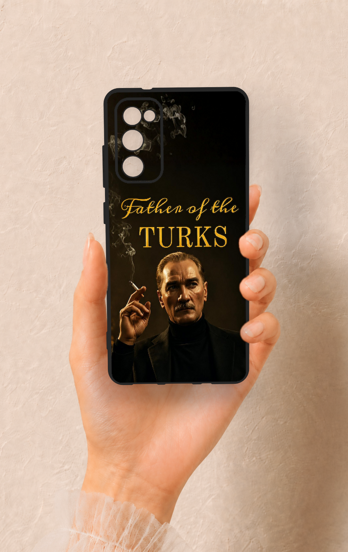 Samsung S20Fe Uyumlu Father Of The Turks Desenli Silikon Kılıf