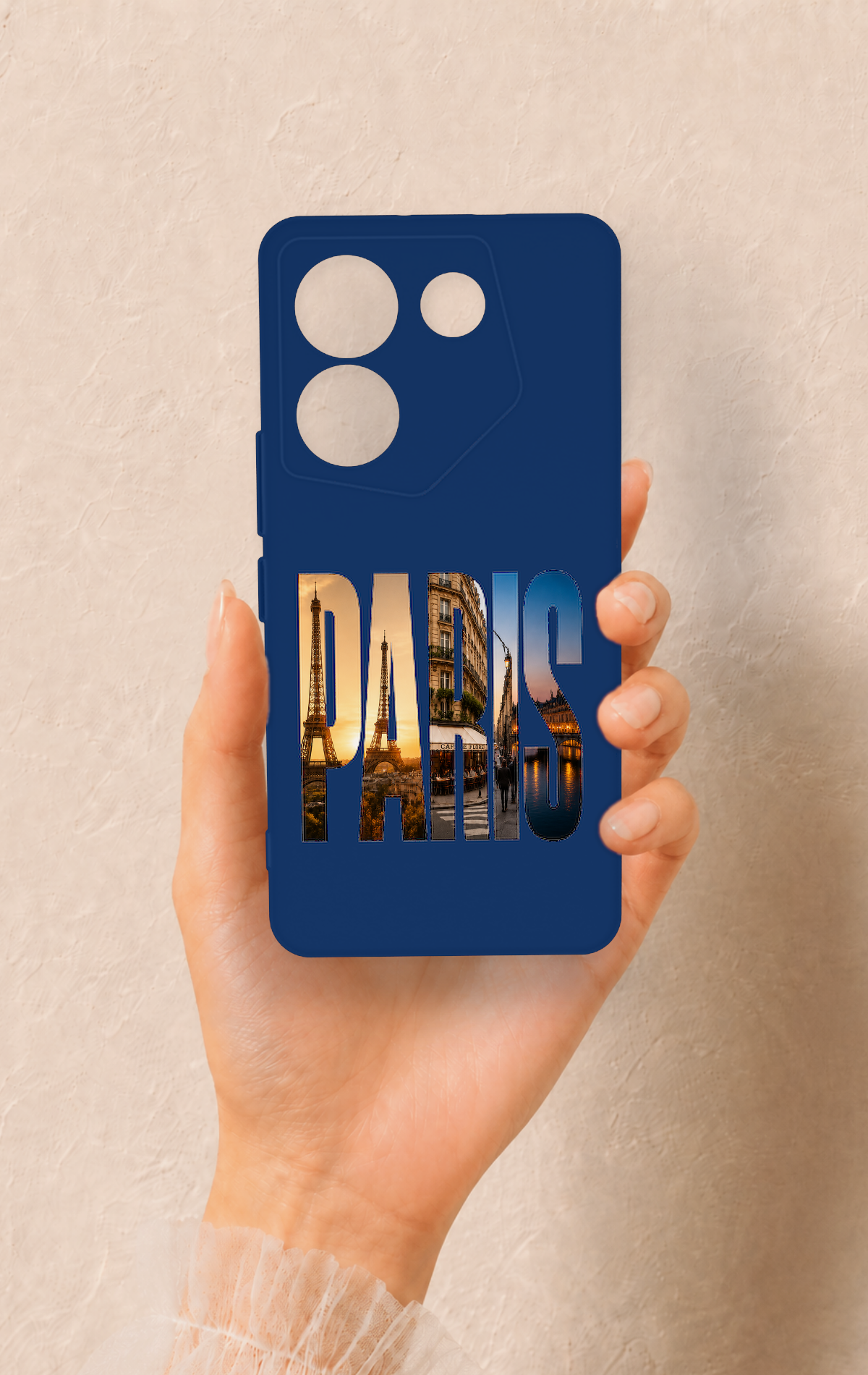Tecno Camon 20 Pro Uyumlu Paris Desenli Silikon Kılıf