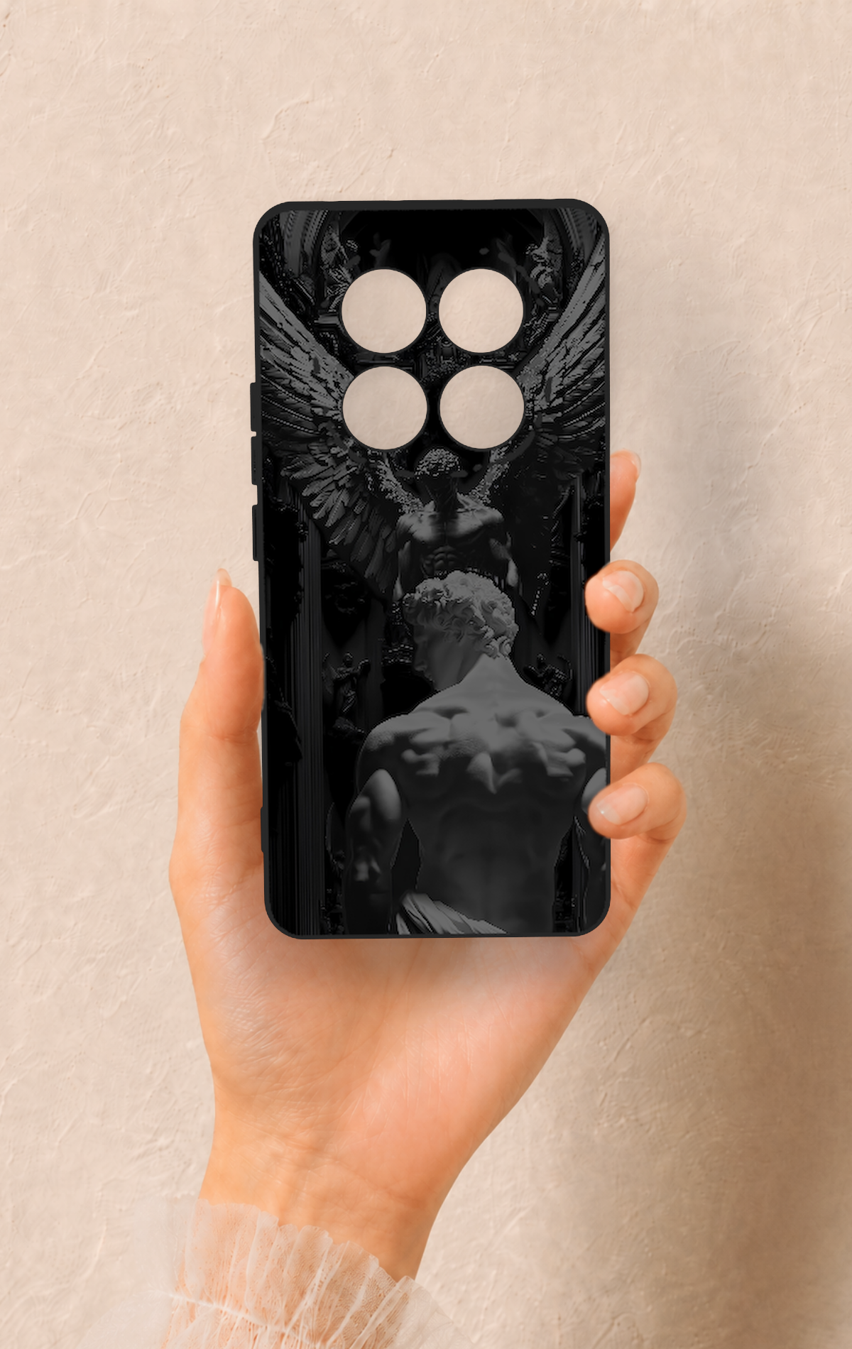 Redmi Note 14 Pro 5G Uyumlu Icarus Desenli Silikon Kılıf