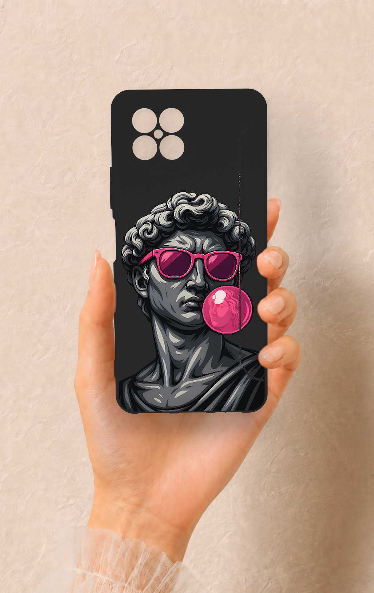 Omix X600 Uyumlu Pop David Desenli Silikon Kılıf