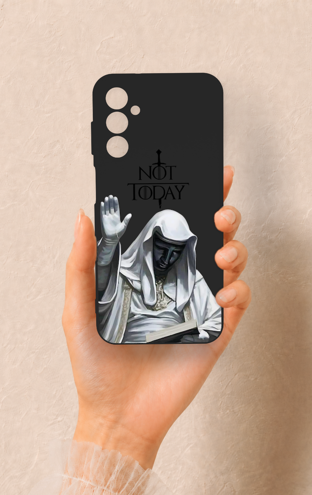 Samsung M14 Uyumlu Not Today Desenli Silikon Kılıf